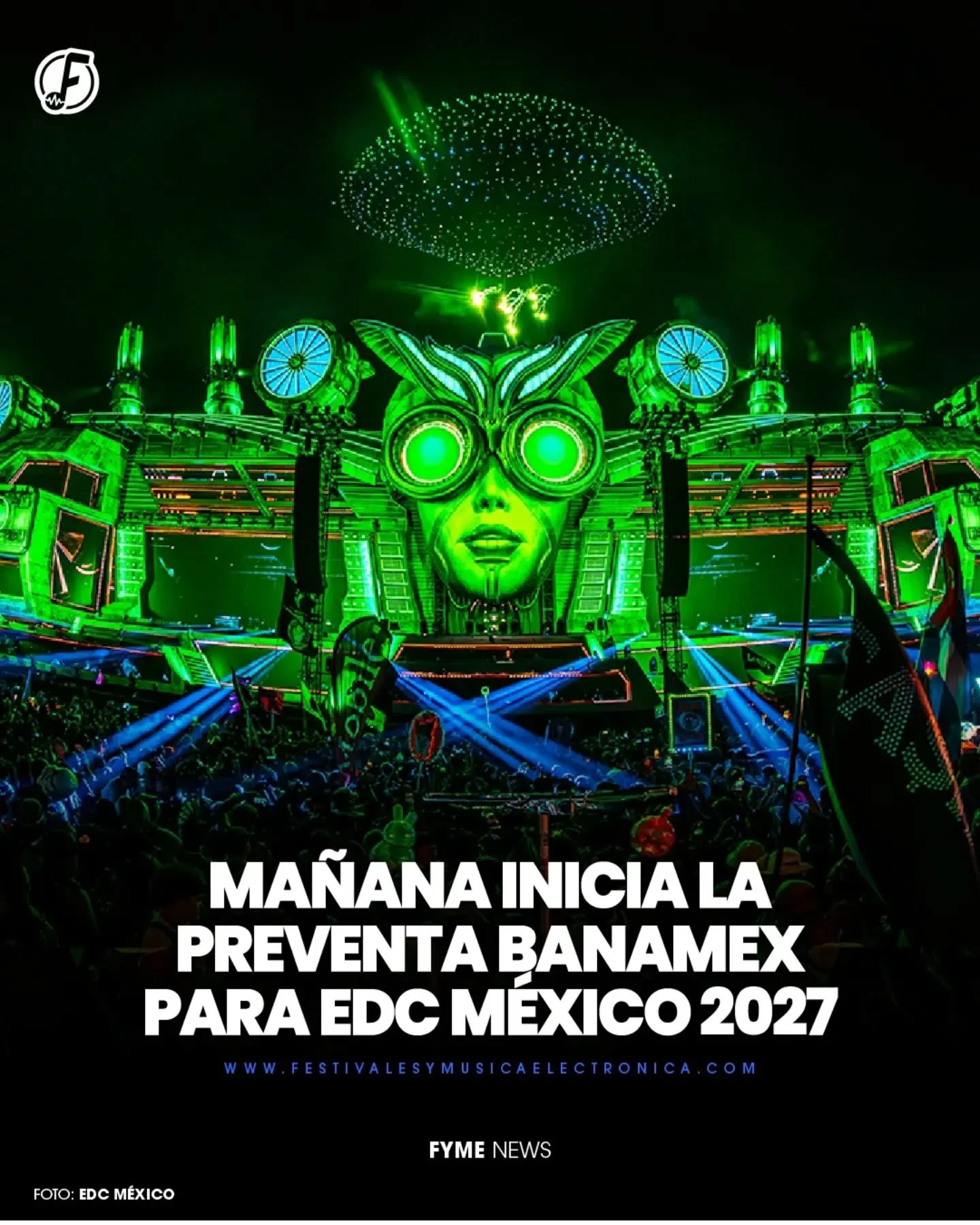 🔥 &iexcl;EL CAP&Iacute;TULO M&Aacute;S GRANDE SE VUELVE A ESCRIBIR! ⚡️🎡

Bajo el mismo cielo el&eacute;ctrico, es hora de volver a conectar. EDC M&eacute;xico 2027 regresa al Aut&oacute;dromo Hermanos Rodr&iacute;guez para tres d&iacute;as de pura 