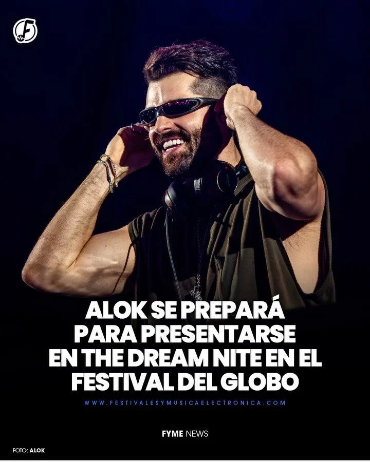 El reconocido DJ brasile&ntilde;o @alok se presentar&aacute; en el Festival Internacional del Globo (@figleon ) para @thedreamnite el pr&oacute;ximo s&aacute;bado 14 de noviembre. ✨

Formar&aacute; parte de @thedreamnite en el Main Stage del festival