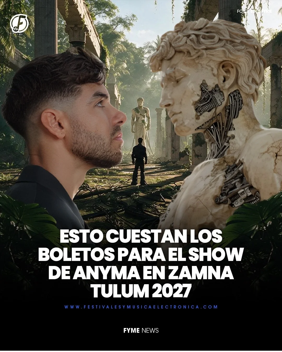 Estos son los precios oficiales hasta el momento para &AElig;DEN en Tulum🍃

El universo digital de Anyma se apodera de la selva para celebrar el 10&ordm; aniversario de Zamna Tulum con su nuevo e impactante espect&aacute;culo audiovisual: &AElig;DEN