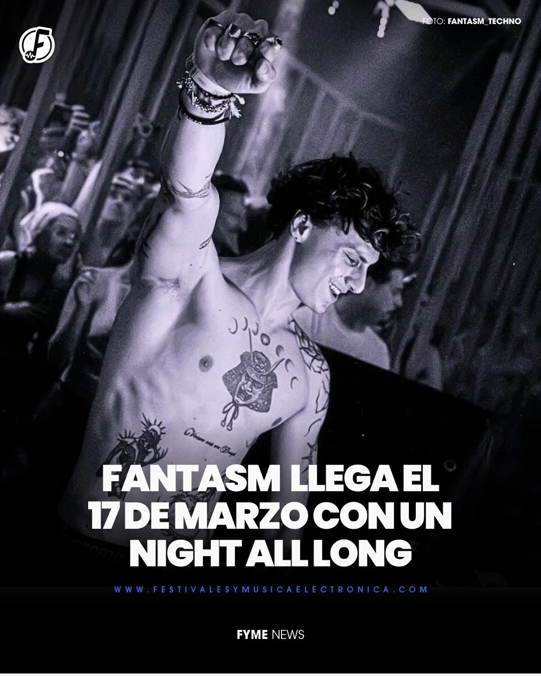 REGRESA FANTASM A M&Eacute;XICO 🇲🇽

@fantasm_techno regresa con su F*CK FANTASM ALL NIGHT LONG WORLD TOUR a sala urbana este 17 de marzo✨

Una noche inolvidable presentada por @rebelsevents_mx que no te puedes perder. Fantasm viene con toda su ener