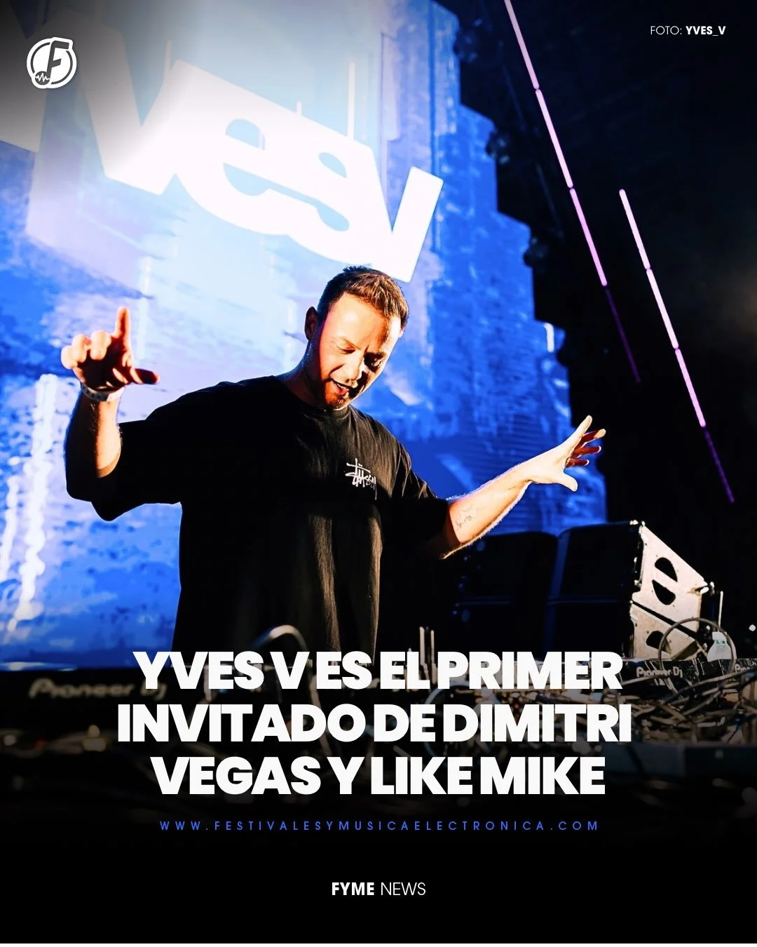 El dj y productor Belga @yves_v es el primer  invitado para acompa&ntilde;ar a @dimitrivegasandlikemike en la gran fiesta de Halloween en la monumental plaza de toros la M&eacute;xico!

Se viene m&aacute;s talento por confirmar, adquiere tus accesos 