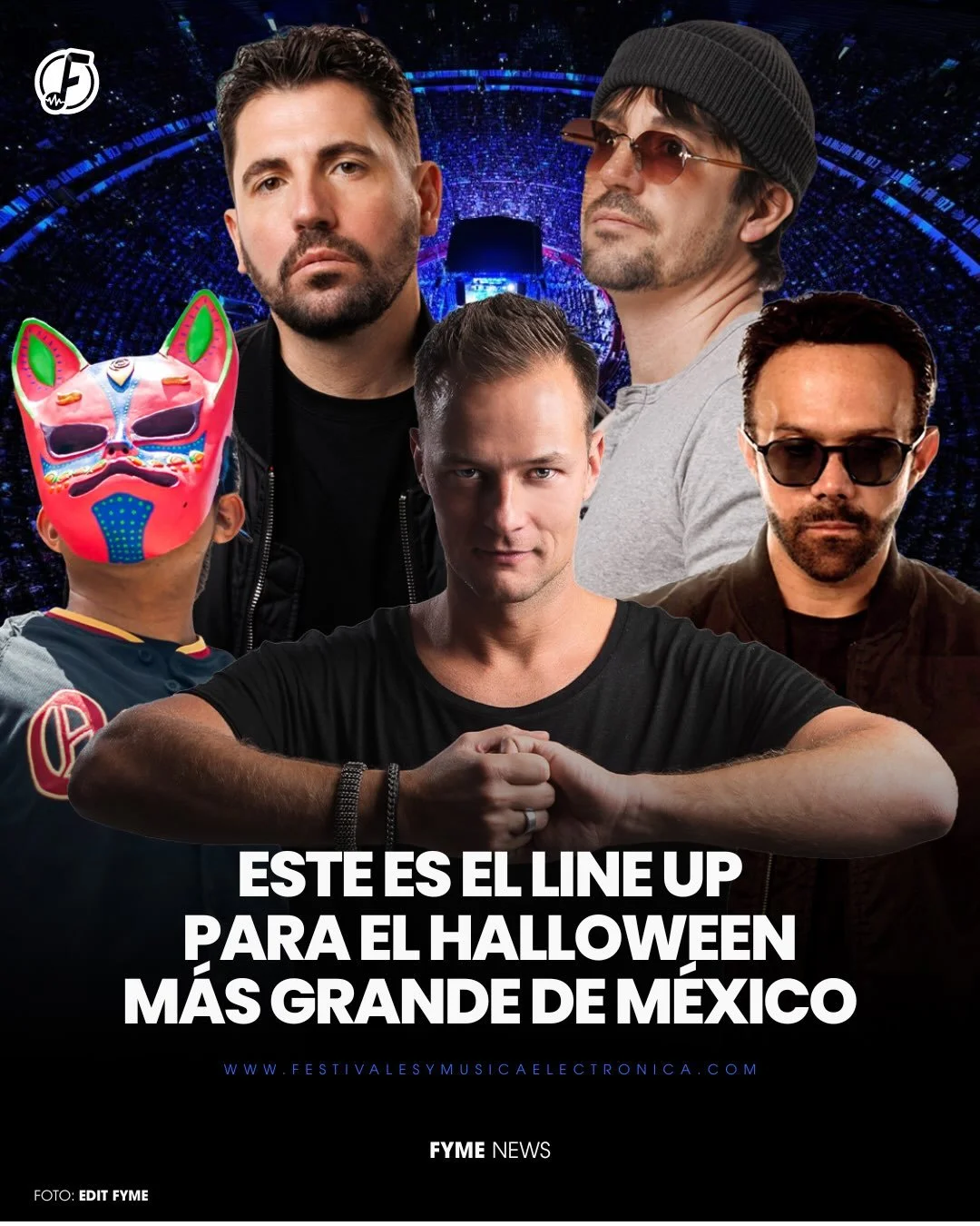 Adem&aacute;s del dj y productor Belga @yves_v , se unen al line up de Dimitri Vegas &amp; Like Mike, @djjerrydavila , y @miroslav_uu , sin duda el hallowen m&aacute;s grande del mundo y con lo mejor del EDM se celebrar&aacute; el pr&oacute;ximo 31 d