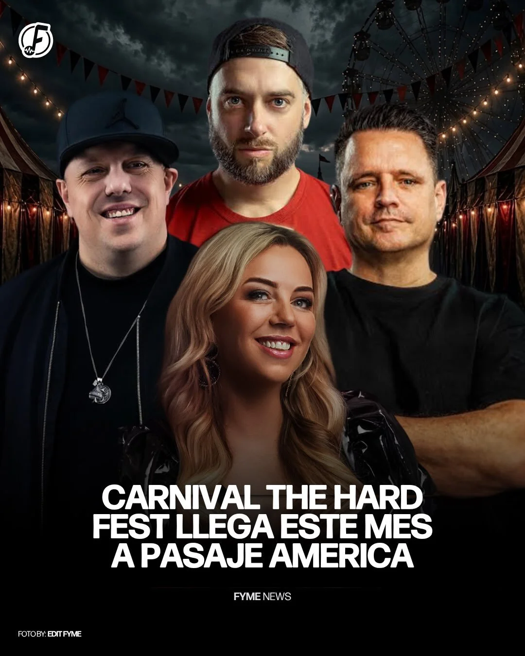 Estamos en octubre y es el mes de @laboratorio_sonoro_radio 🎪

Carnival The Hard Fest llega al Pasaje America con un line up de primer nivel:

&bull; @djzany 
&bull; @nvitral 
&bull; @djkorsakoff 
&bull; @drrudeofficial 
M&aacute;s el talento nacion