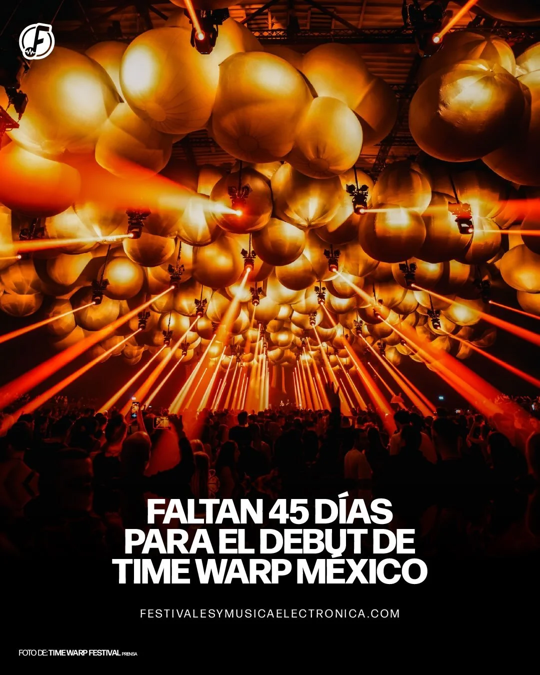 ESTAMOS A 45 D&Iacute;AS DE TIME WARP M&Eacute;XICO 2026🔥

Despu&eacute;s de m&aacute;s de tres d&eacute;cadas marcando la historia de la electr&oacute;nica, Time Warp llega por primera vez a M&eacute;xico y la cuenta regresiva comienza&hellip;

&iq
