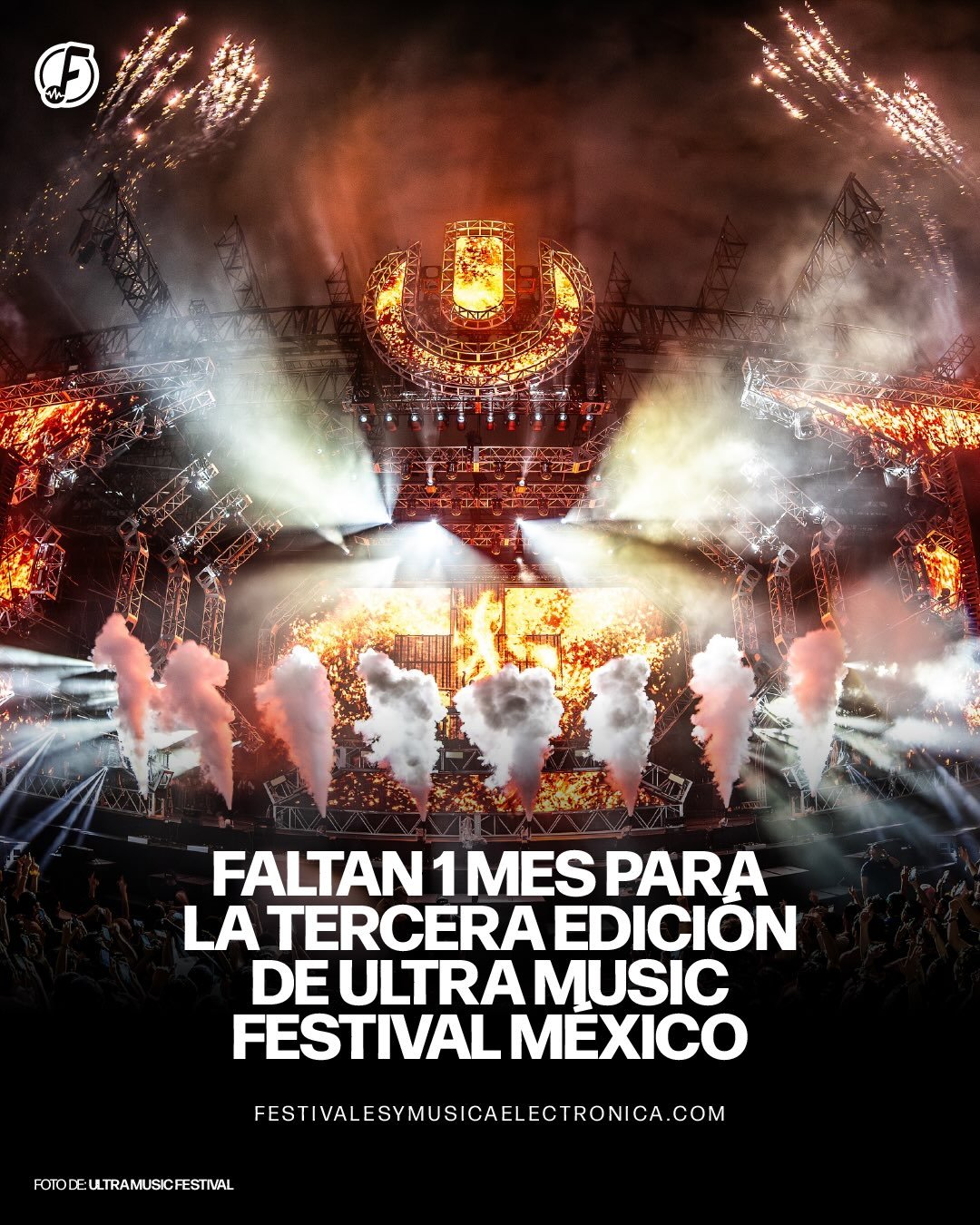El conteo regresiva comenz&oacute;: 1 mes para @ultramexico 🇲🇽✨ 

Un mes nos separa del festival que esperamos por a&ntilde;os. 🤯🔥 Vayan armando los outfits y preparando las gargantas porque el Estadio Banorte va a vibrar con todo el lineup @ales