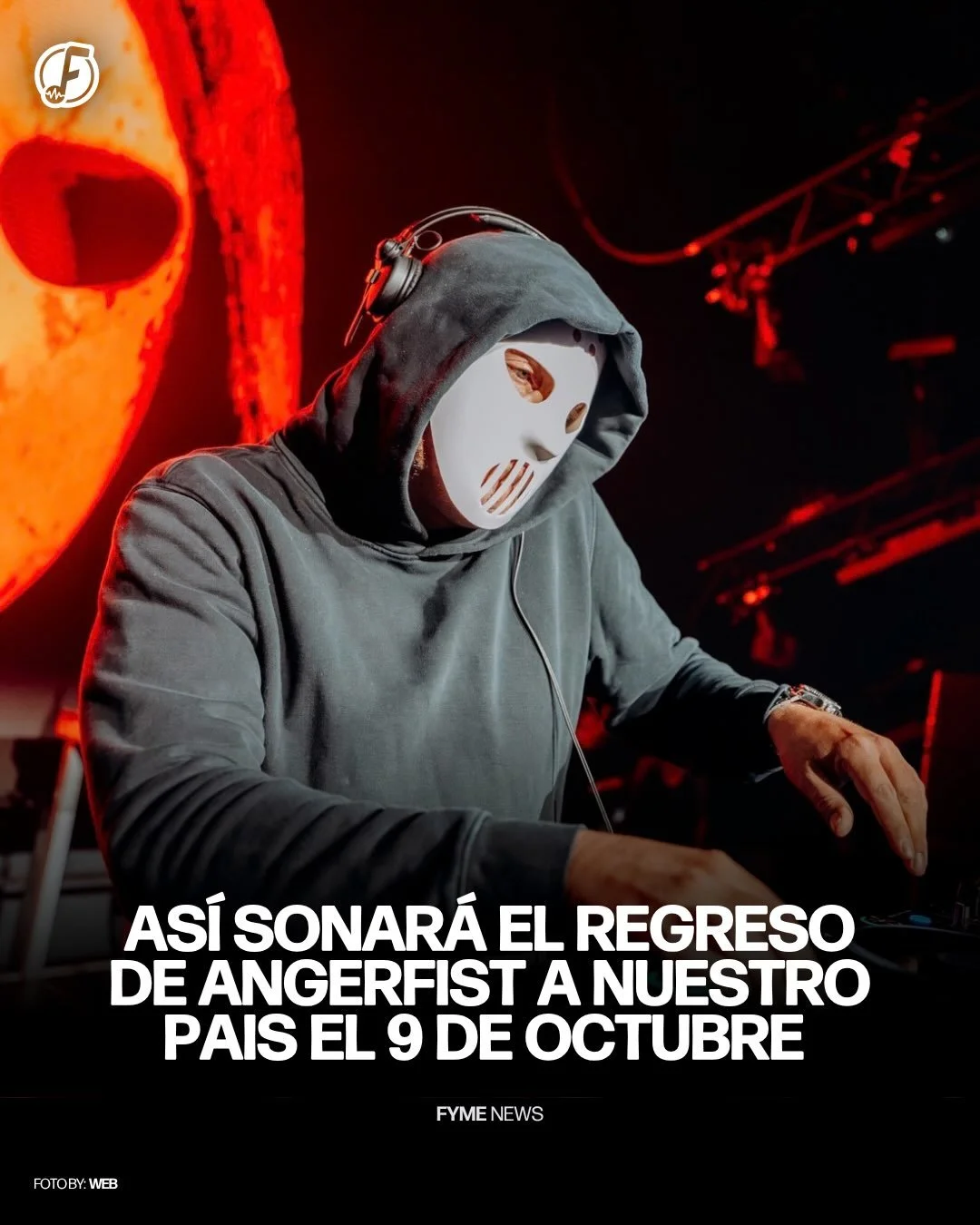 Falta solo un d&iacute;a para recibir al Rey del Hardcore en Sala Urbana y la pregunta que todos se hacen es: &iquest;as&iacute; sonar&aacute; el set de @angerfist_official ma&ntilde;ana? 🔥

La m&aacute;scara blanca est&aacute; lista, el sonido est&