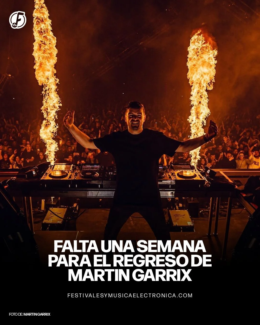 Falta justo una semana para que comience el Americas Tour de @martingarrix en la Ciudad de M&eacute;xico 🇲🇽 🔥

Programado para el viernes 16 y s&aacute;bado 17 de octubre de 2026. El aclamado DJ neerland&eacute;s se presentar&aacute; en el Palacio