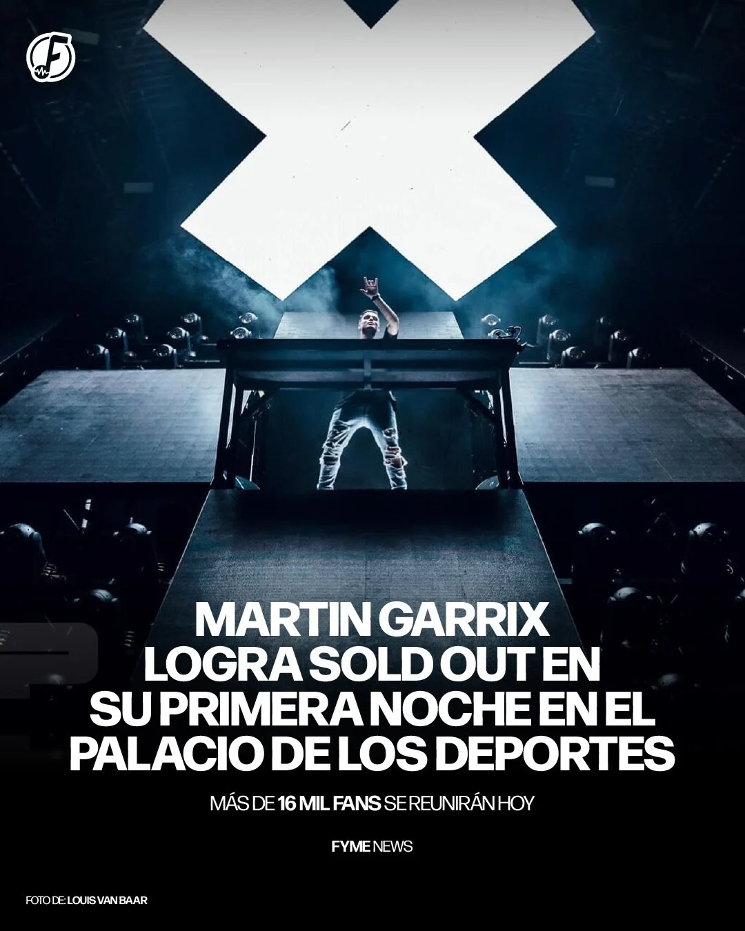 La emoci&oacute;n por el regreso de Mart&iacute;n Garrix a la CDMX hace que su primer fecha sea sold out en el Palacio de los deportes 🏈 

Hoy se har&aacute; historia, la CDMX se ti&ntilde;e de electr&oacute;nica. Si fuiste de los suertudos en alcan