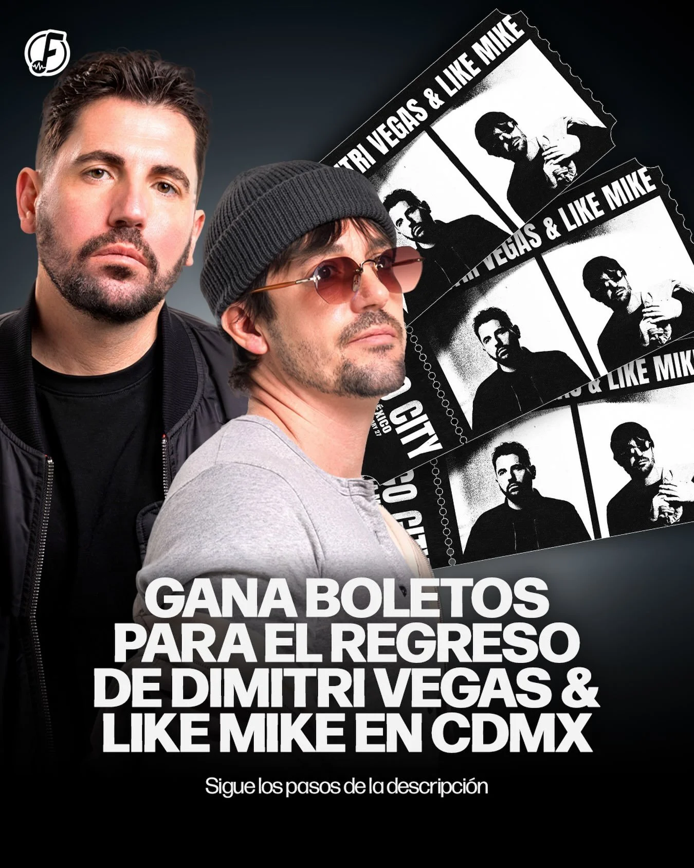FYME te puede llevar a ver a @dimitrivegasandlikemike este 31 de octubre en @lamexicomonumental 🚨

Para participar para ir al Halloween m&aacute;s grande de M&eacute;xico solo tienes que seguir estos pasos:

1- sigue a Festivales y m&uacute;sica ele
