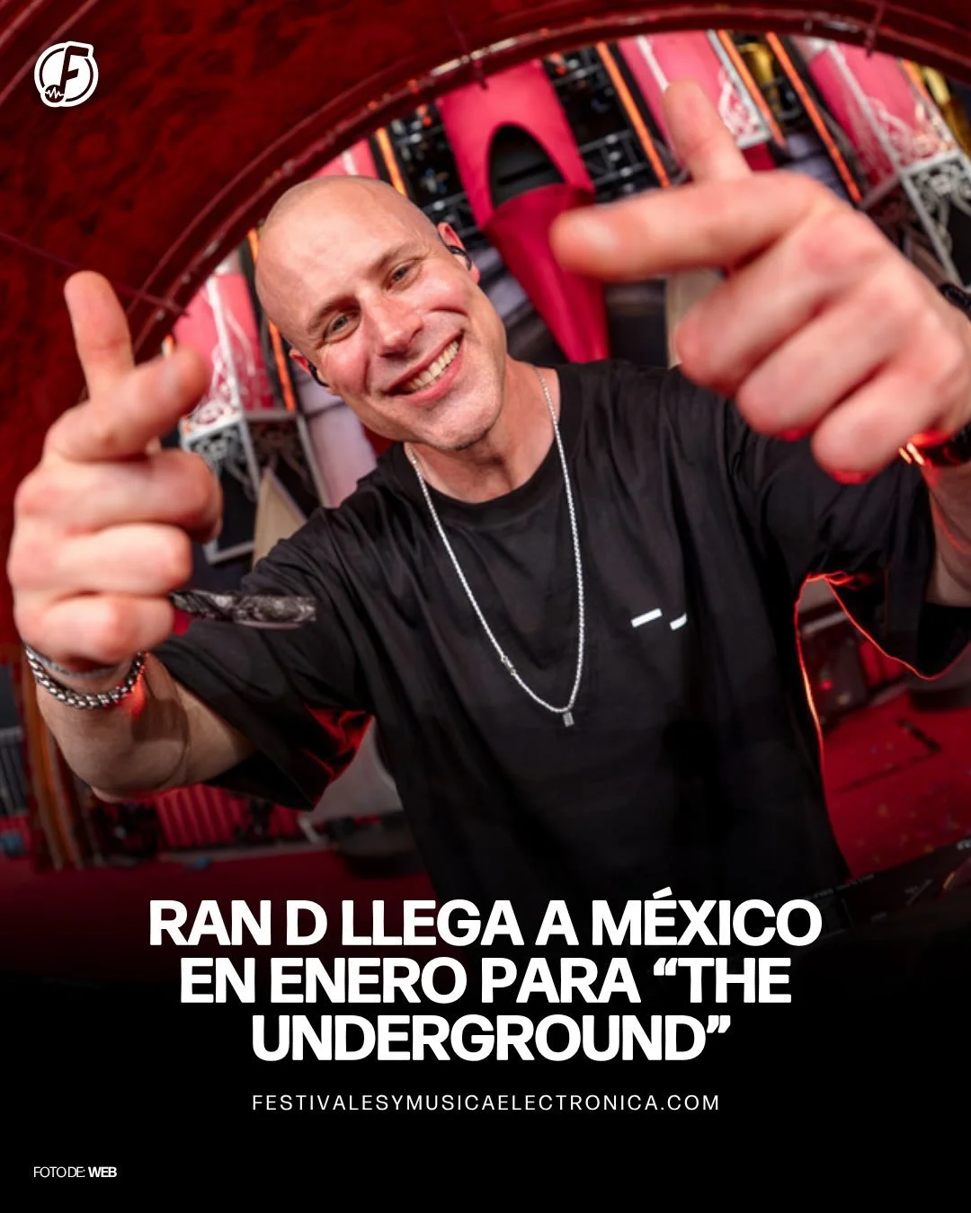 &ldquo;the Underground&rdquo; de @dedikted.festival se prepara para recibir a una aut&eacute;ntica leyenda. 🇲🇽✨

@djrandofficial regresa a la Ciudad de M&eacute;xico para reventar el escenario de Dedikted, es uno de los m&aacute;ximos exponentes a 