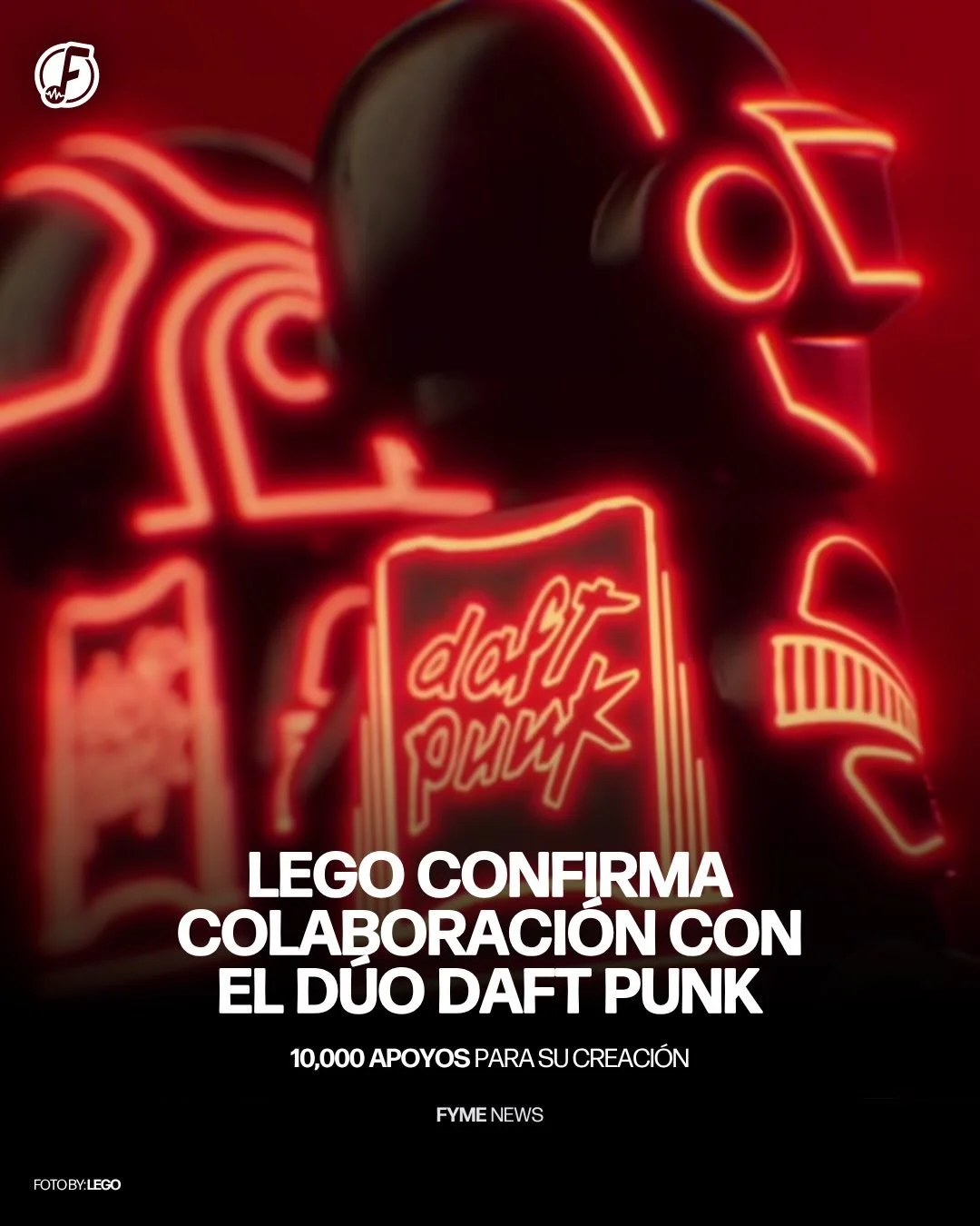 YA SER&Aacute; UNA REALIDAD 🚨

@lego anuncia alianza con el d&uacute;o m&aacute;s ic&oacute;nico de la m&uacute;sica electr&oacute;nica con grandes cl&aacute;sicos que todos conocemos. 

&ldquo;Ya podemos anunciar que DAFT PUNK&trade;, el ic&oacute;