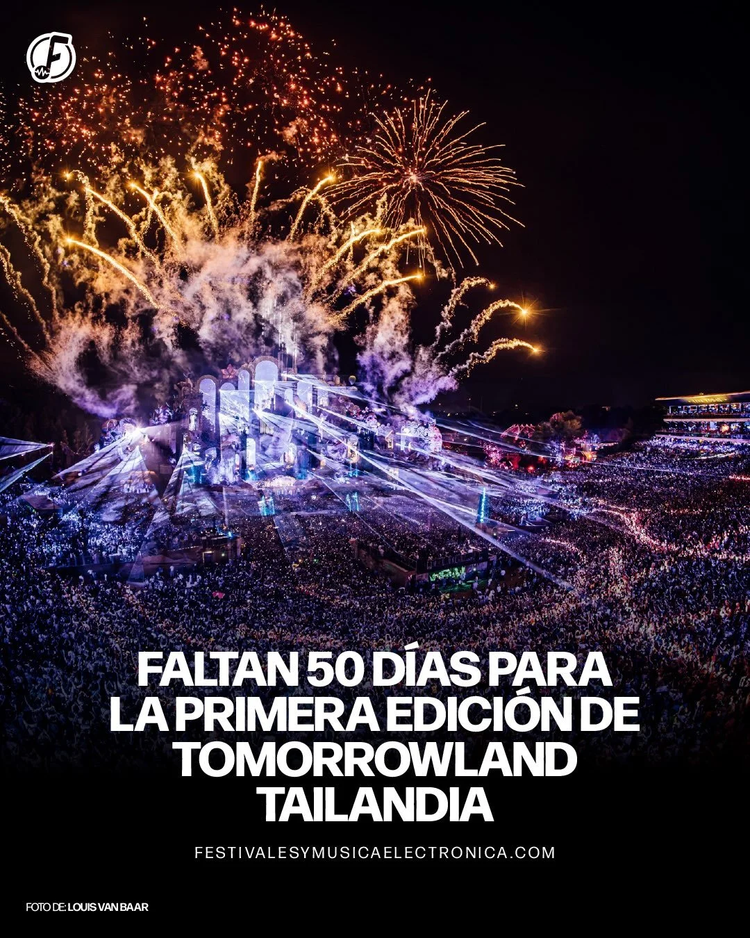 El conteo regresivo para @tomorrowlandthailand ya comenz&oacute; oficialmente. 🚨 🇹🇭 

En exactamente 50 d&iacute;as, las puertas de Wisdom Valley se abrir&aacute;n para recibir la magia de la m&uacute;sica electr&oacute;nica por primera vez en Asi