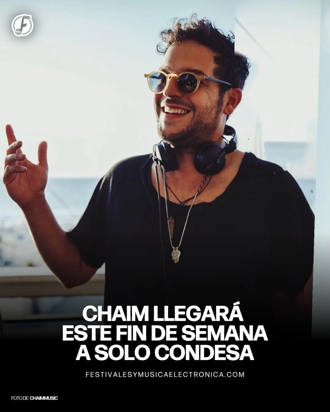Despu&eacute;s de una memorable apertura con el israel&iacute; RAZ ALONE @solocondesa regresa con su segunda fecha este fin de semana con uno de los talentos m&aacute;s respetados de la m&uacute;sica house deep underground @chaimmusic qui&eacute;n no