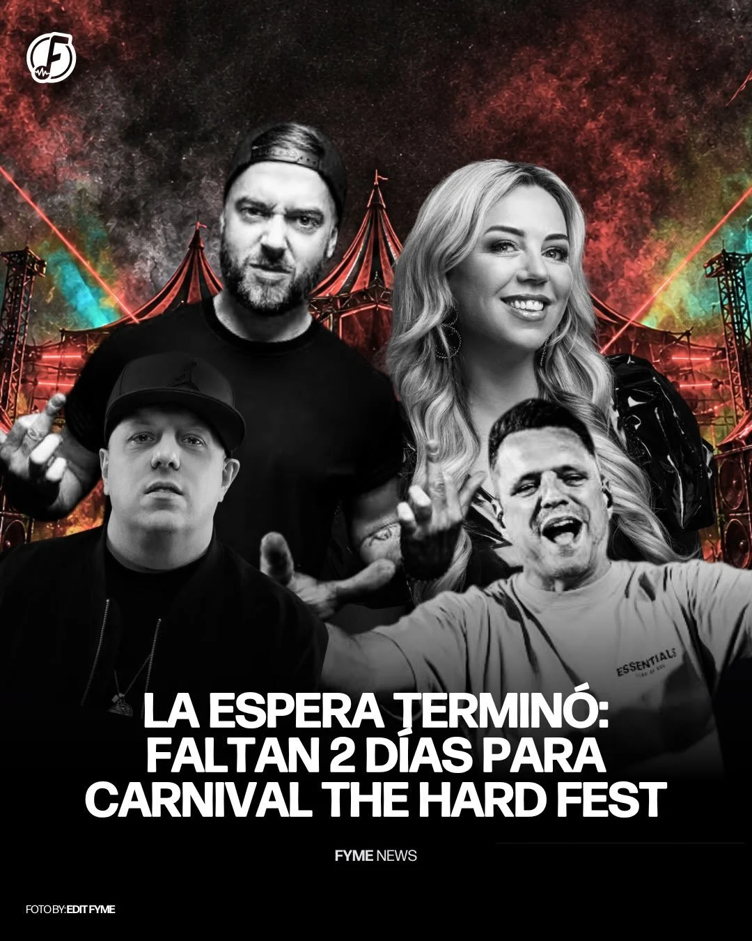 ⚡ &iexcl;EL HARDCORE SE APODERA DE LA CDMX! ⚡

Estamos a solo dos d&iacute;as de vivir la experiencia de Carnival: The Hard Fest de @laboratorio_sonoro_radio 🤯🔥

Una noche que promete romper los l&iacute;mites donde todo est&aacute; dise&ntilde;ado