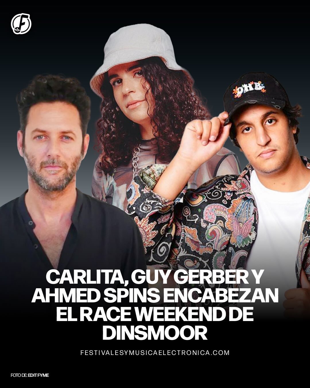 La semana m&aacute;s r&aacute;pida del a&ntilde;o se baila en @dinsmoorclub este s&aacute;bado 31 de octubre. 

No hay mejor forma de celebrar el Race Week en la CDMX que con este lineup de locura: @guygerber , @carlita y @ahmedspins 🔥

Una noche ex