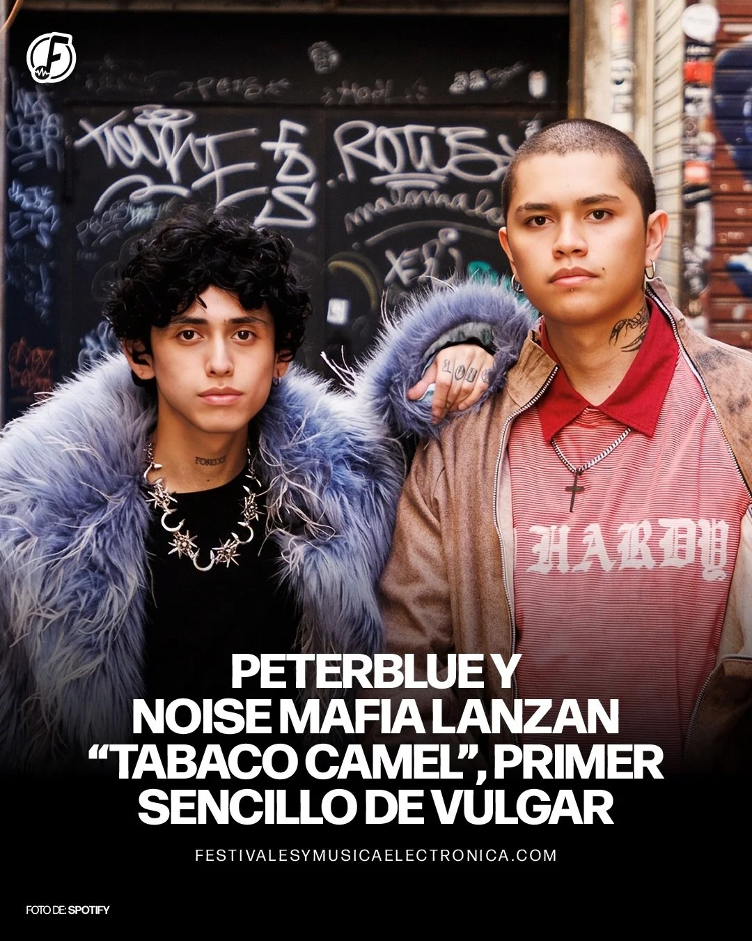 @peter_blue_ y @noise_mafia presentan el primer sencillo &ldquo;Tabaco Camel&rdquo;, parte de VULGAR, su &aacute;lbum en conjunto que llegar&aacute; en noviembre. 💿

Lanzado bajo el sello Warner Music, una propuesta vibrante que mezcla la solidez de