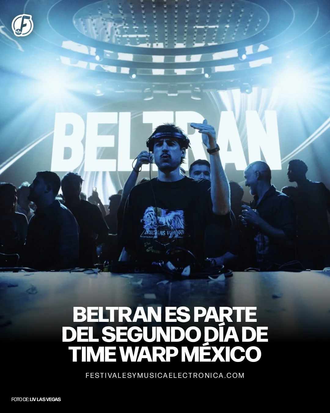 El DJ brasile&ntilde;o @beltran se presentar&aacute; el s&aacute;bado 21 de noviembre de 2026, que corresponde al segundo d&iacute;a de la primera edici&oacute;n de @time_warp_mexico 🇲🇽

Si te gusta el house con groove y mucha energ&iacute;a, este 