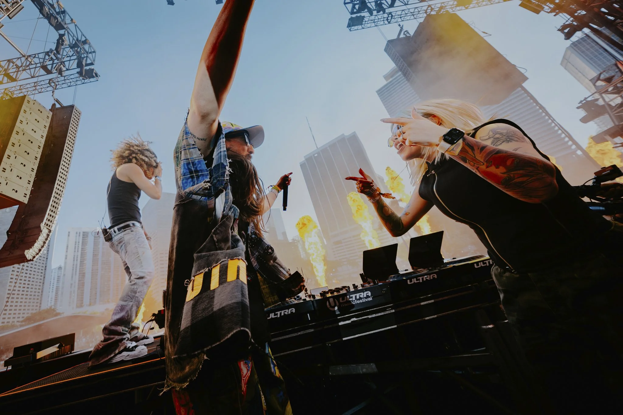 Evento de Jessica Audiffred Steve Aoki y Jon Z