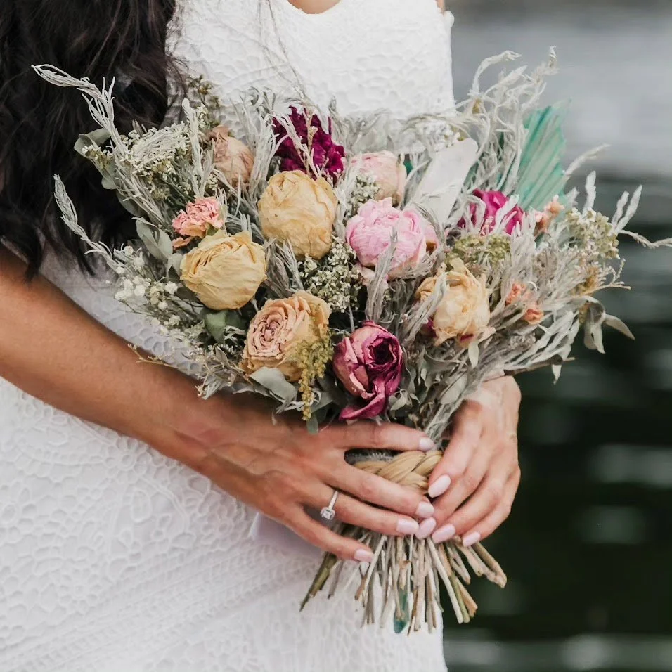 A Cree Bride's Dreamy Bouquet.