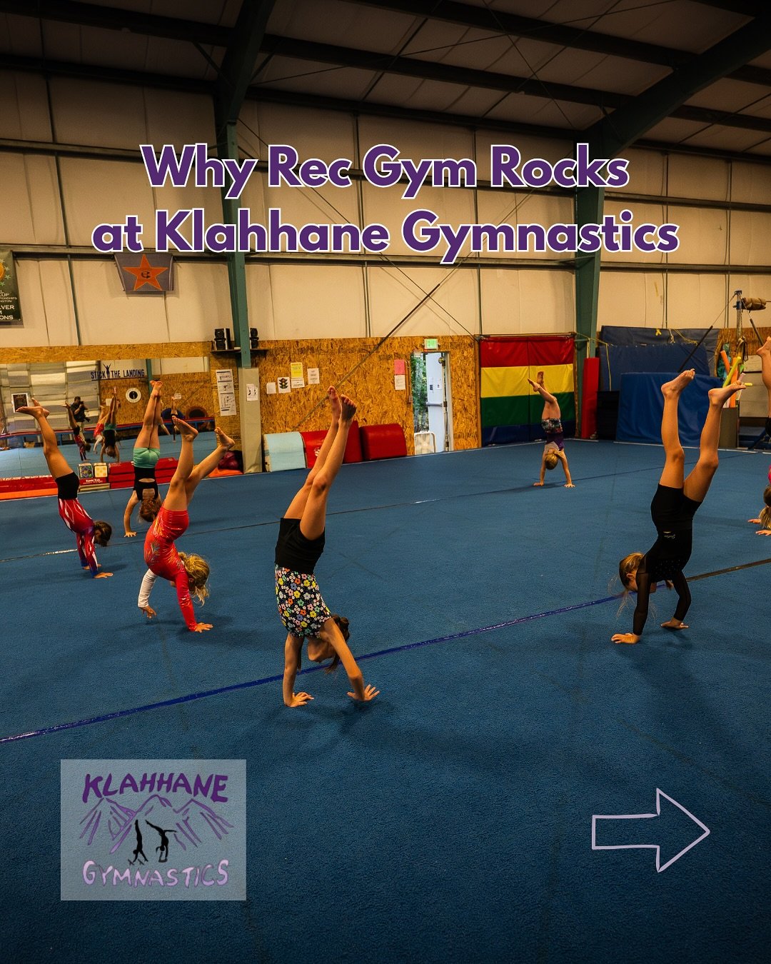 Why does Rec Gym rock? Confidence, coordination, focus, social skills&mdash;and SO much fun. 🤸&zwj;♀️💜

Winter registration is now open for all students (new or returning)! ❄️

Classes run Dec 1 &ndash; Feb 13. Register through iClassPro at the lin