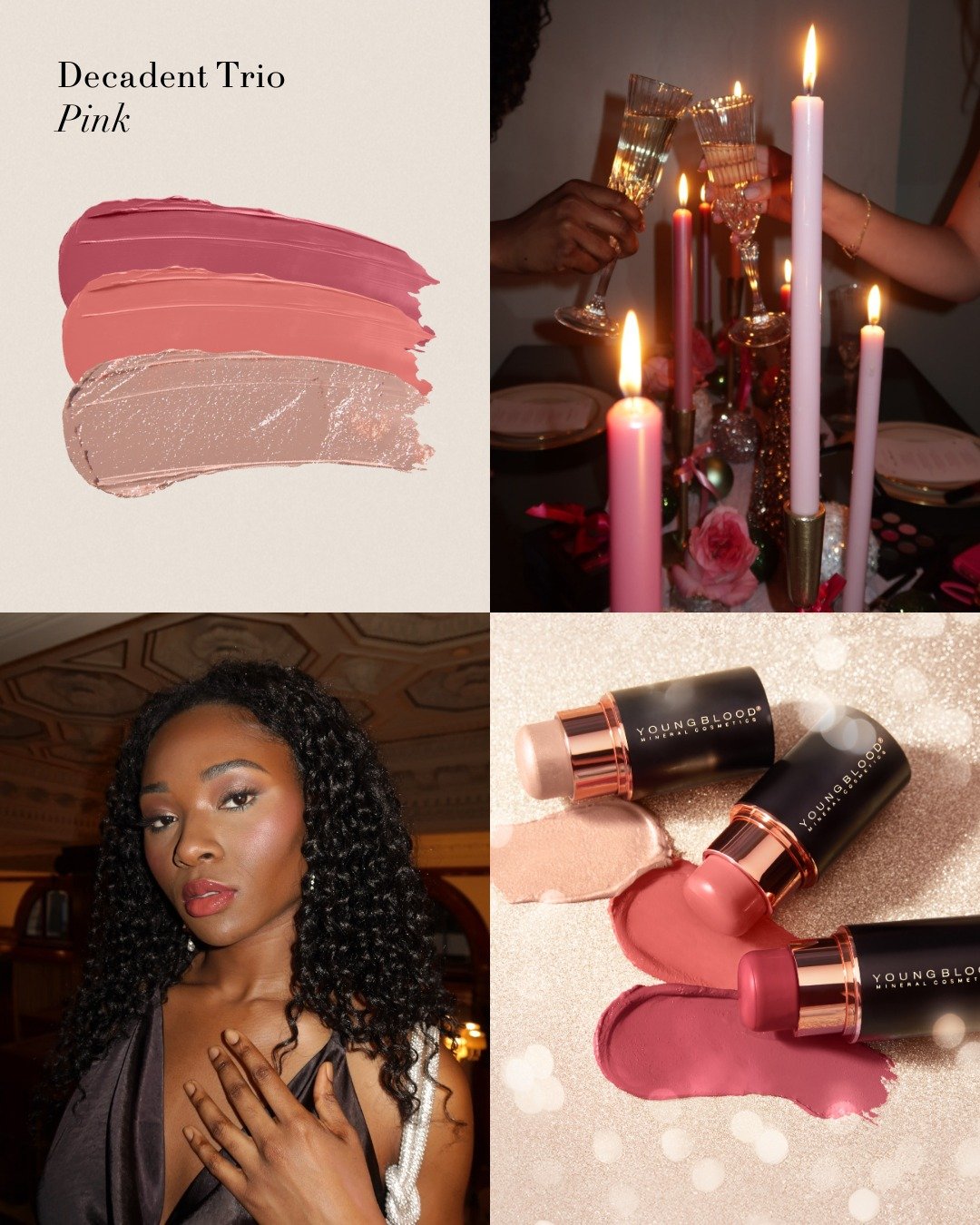 Decadent Trios are the IT girls this season. 🎀 

These trios include two of our best-selling travel size VividLuxe Cr&eacute;me blushes and one limited edition highlighter mini! ⭐ Shop Link In Bio 

#BeautyEssentials #MakeupTrends #blush #Travelsize