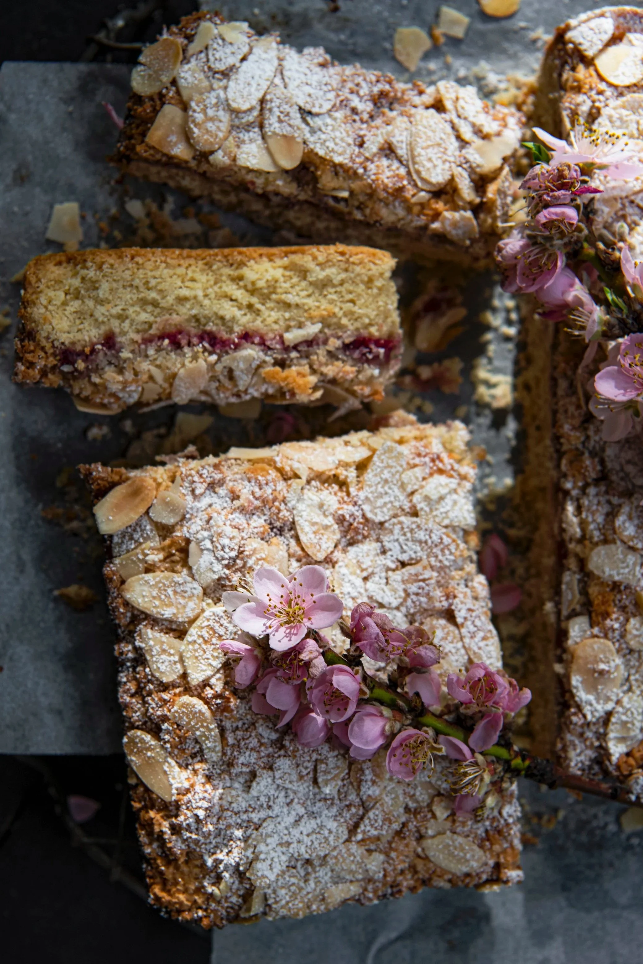 Raspberry Jam Slice
