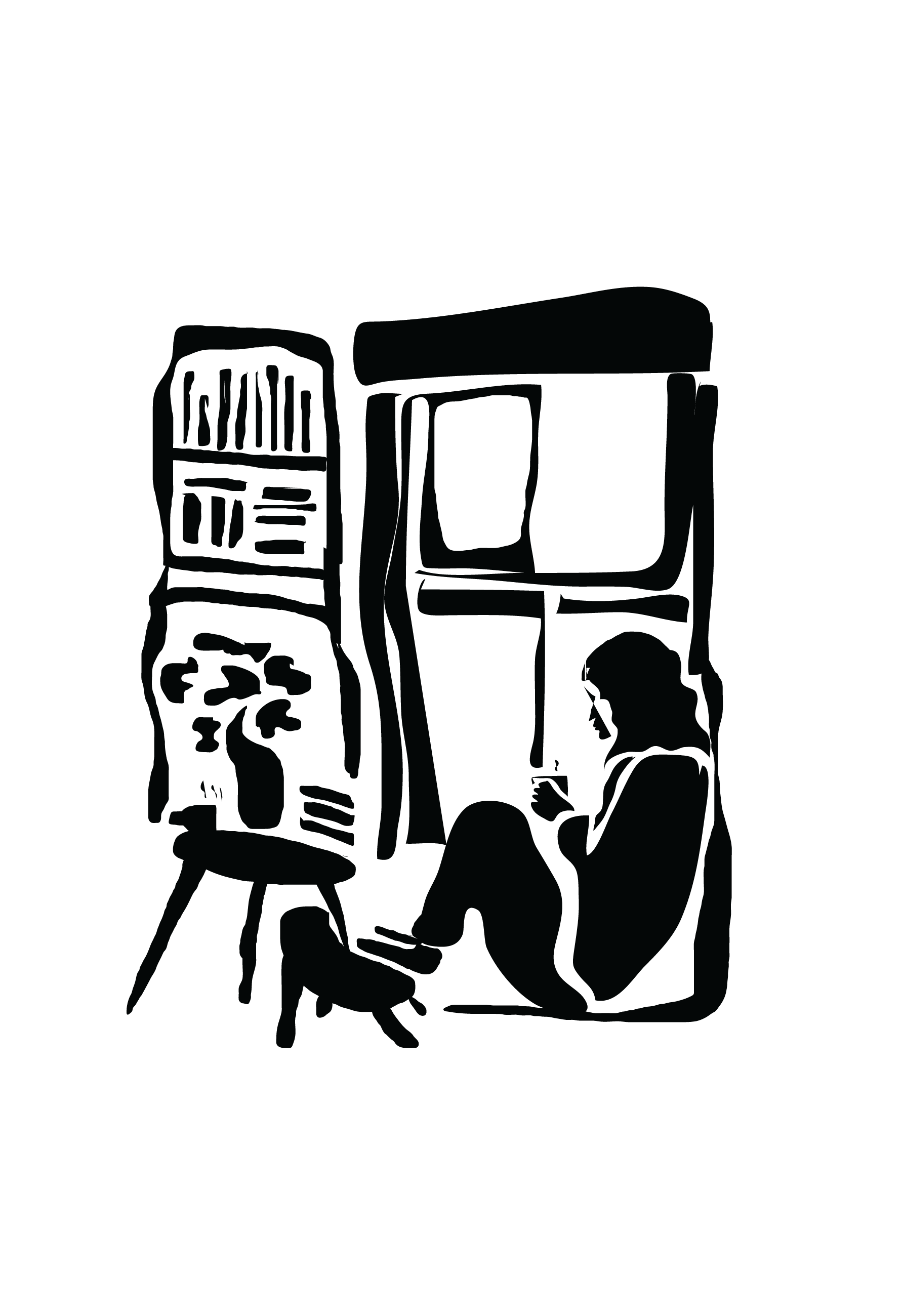 Alternative illustration - Black and transparent background