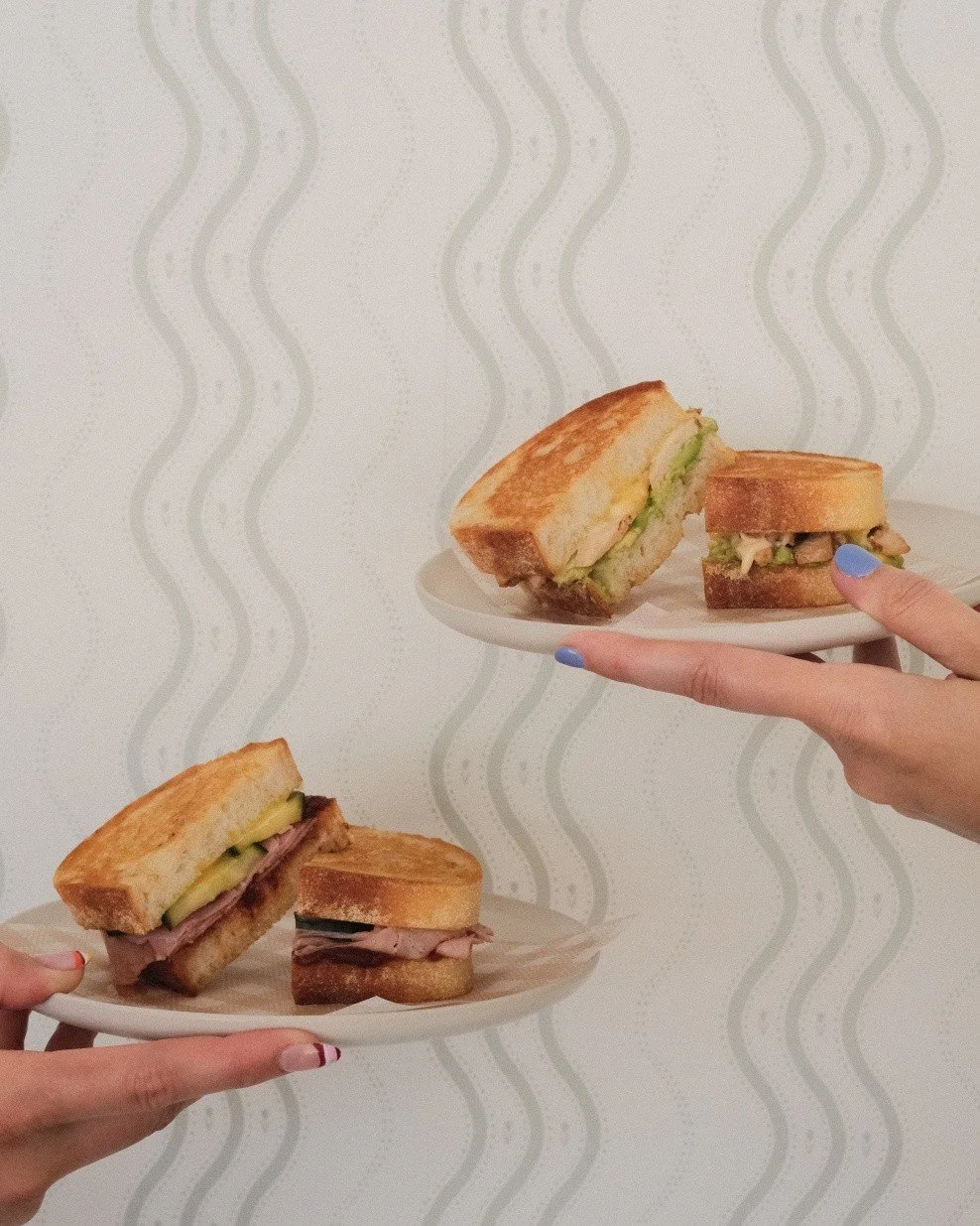 Toasties done right. Delicious fillings, top notch sourdough, butter top &amp; bottom then grilled until golden &amp; crispy.

We do it 2 ways. Both very popular &amp; equally as satisfying.

grilled ham toastie: Grunt Pork leg ham, egmont cheddar, h