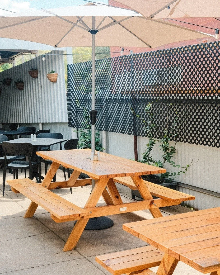 Our courtyard is calling...

The hidden gem tucked away down the side of our cafe. A secure spot with plenty of entertainment for the kids so you can enjoy that well deserved brunch. Plenty of quiet corners to escape the busyness or your colleagues w