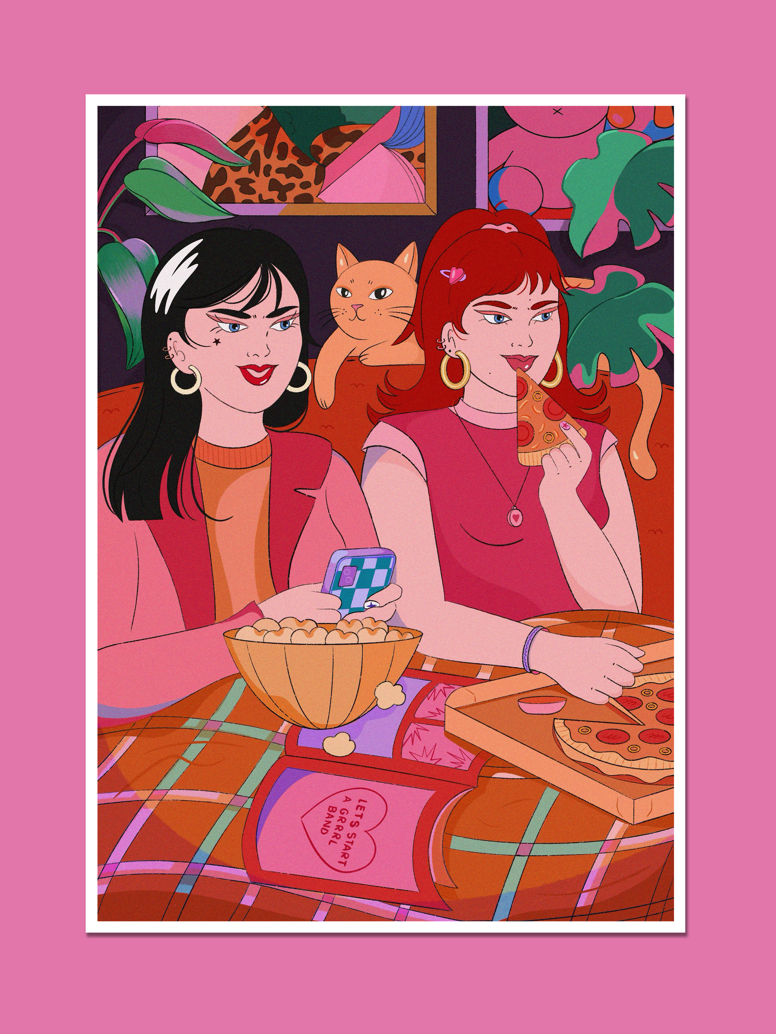 Movie Night — Art Print