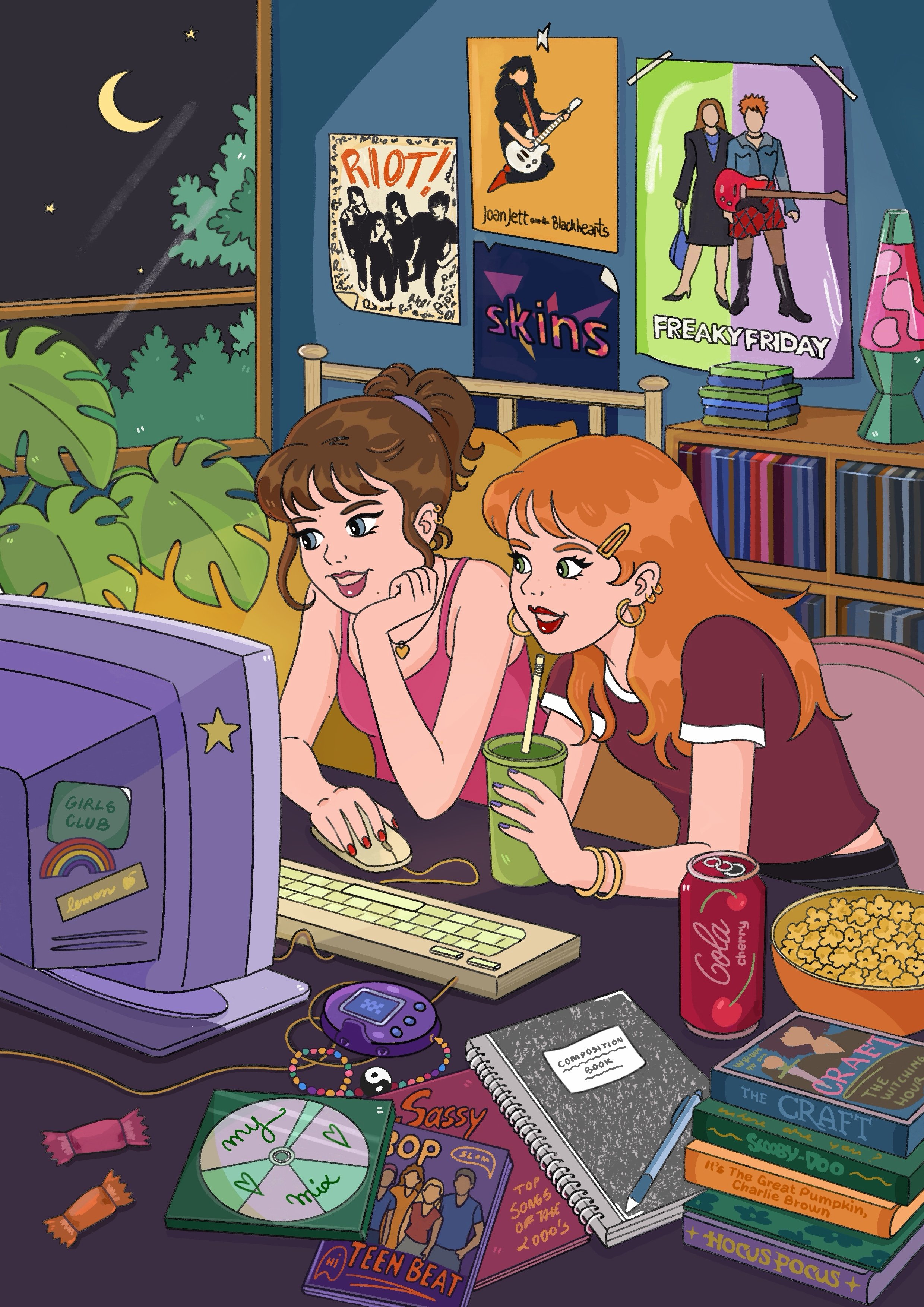 Late Night Scrolling — Art Print