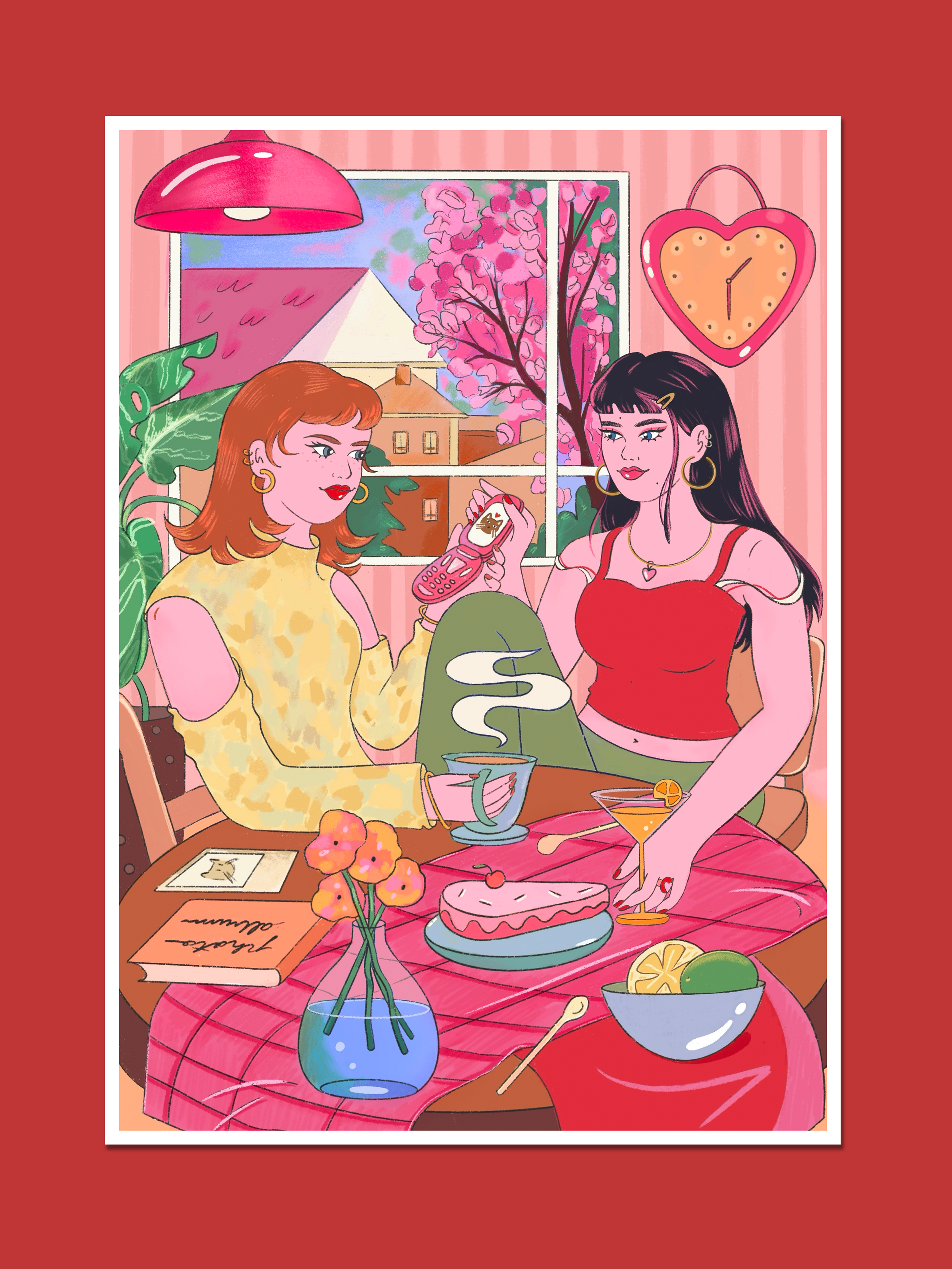 Spring Chatting — Art Print