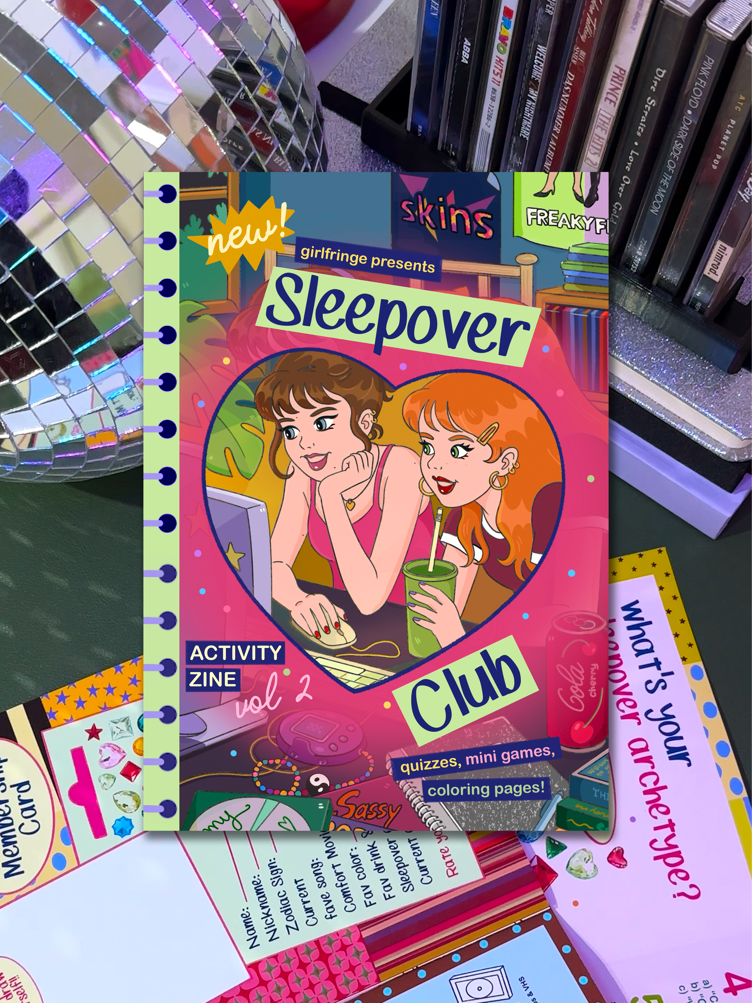 SLEEPOVER CLUB (Activity zine Vol 2)