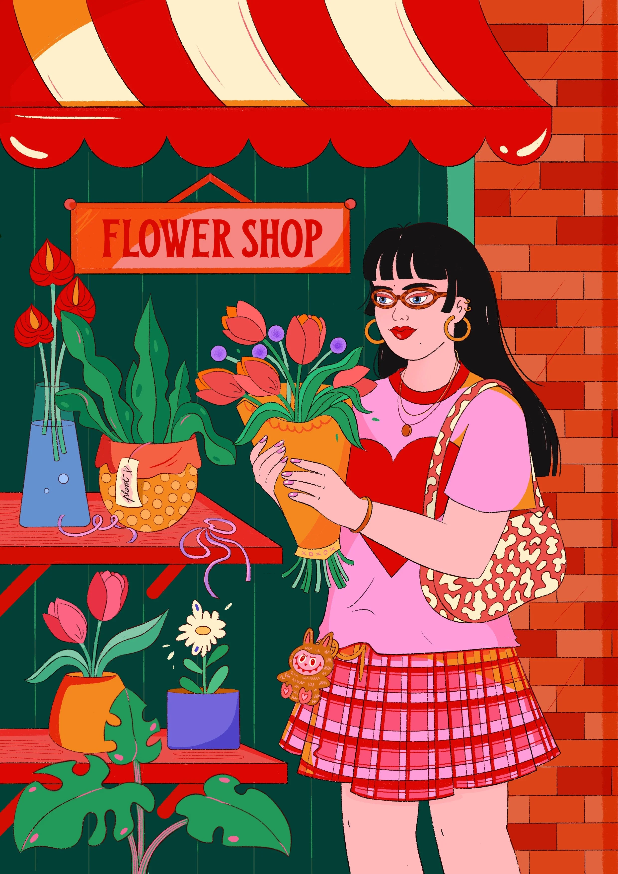 Flower Shop — Art Print