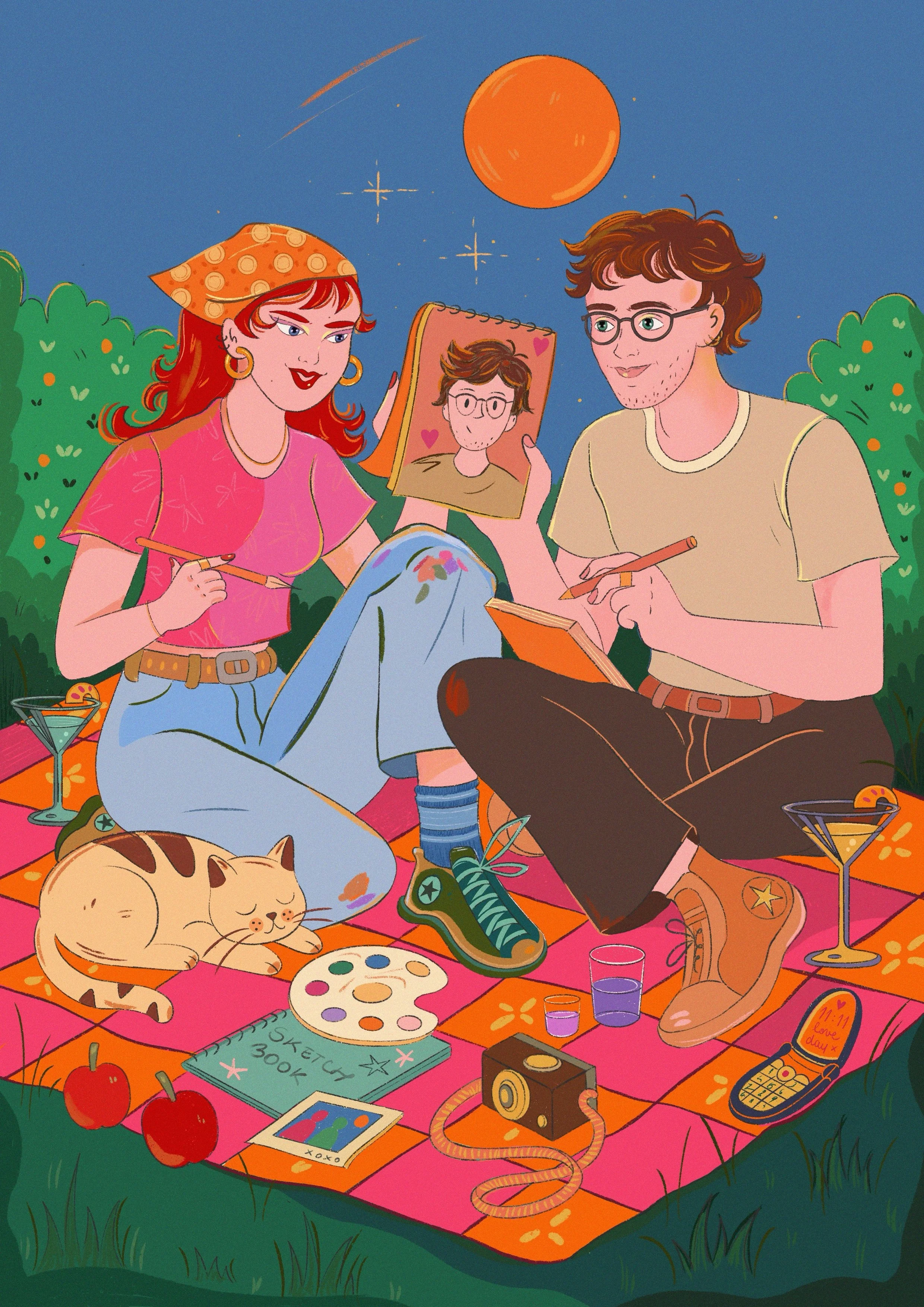 Picnic Date — Art Print