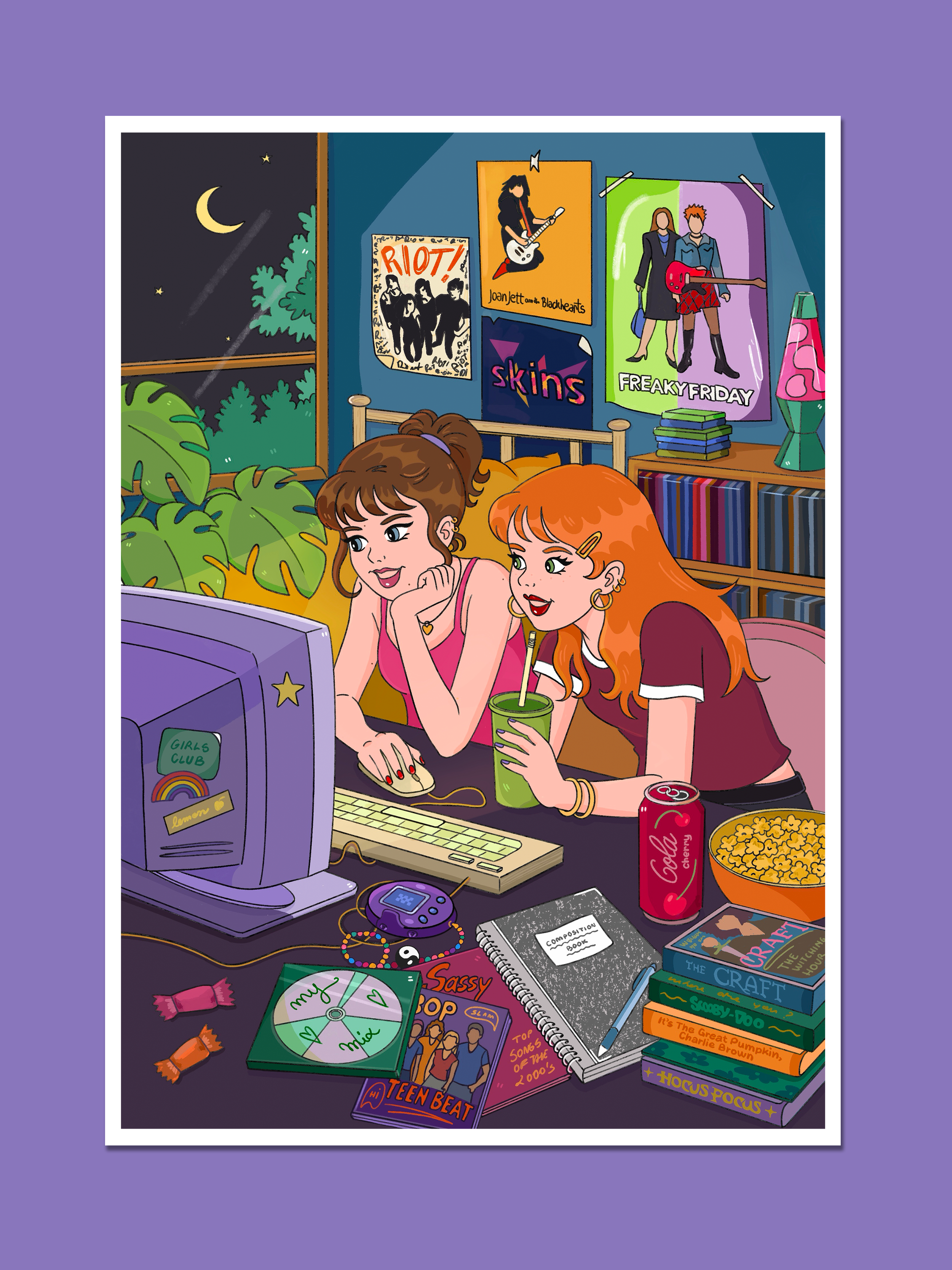 Late Night Scrolling — Art Print