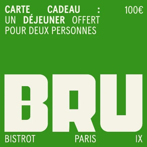 Un déjeuner offert pour 2 personnes