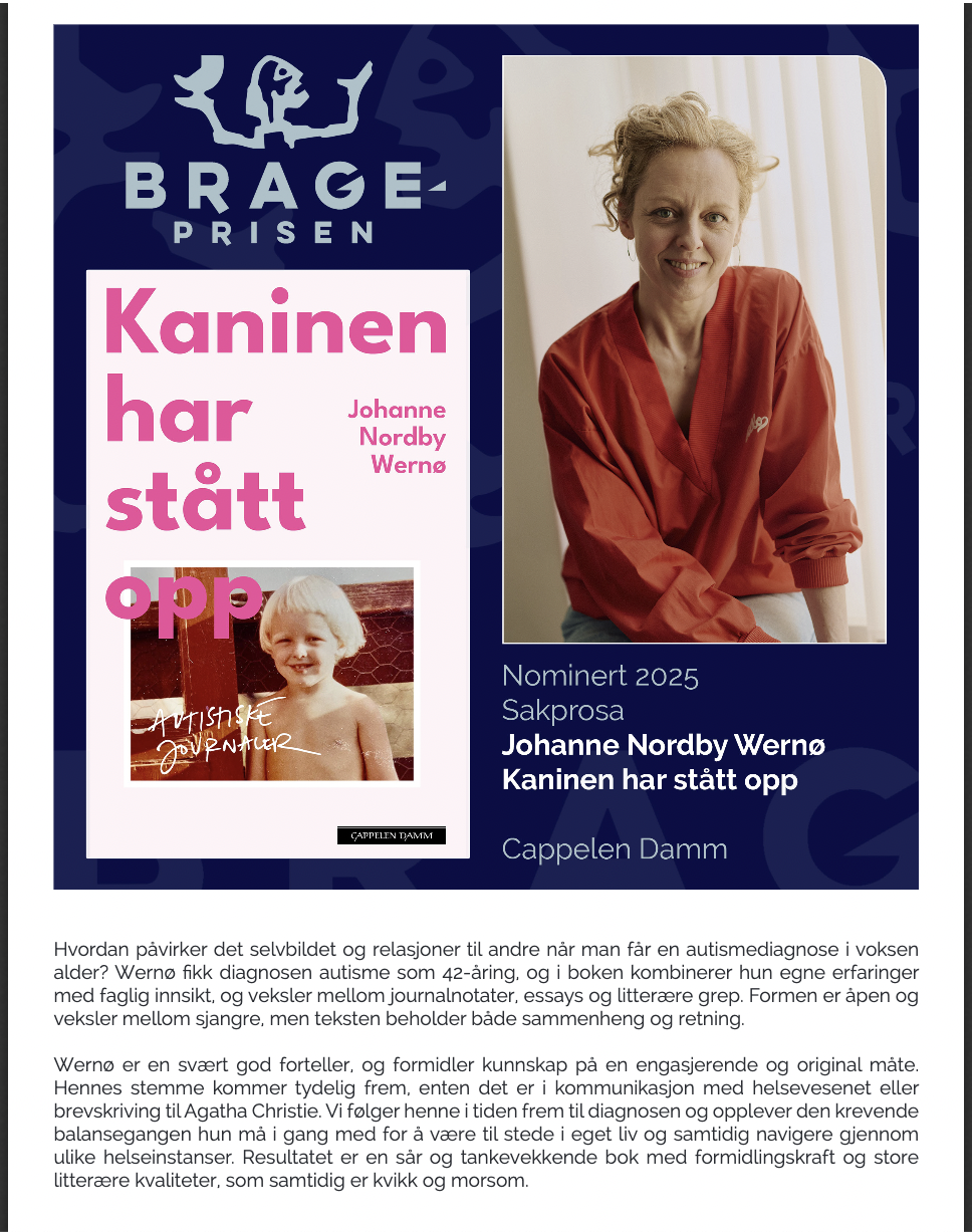 Nominasjon: Brageprisen 2025