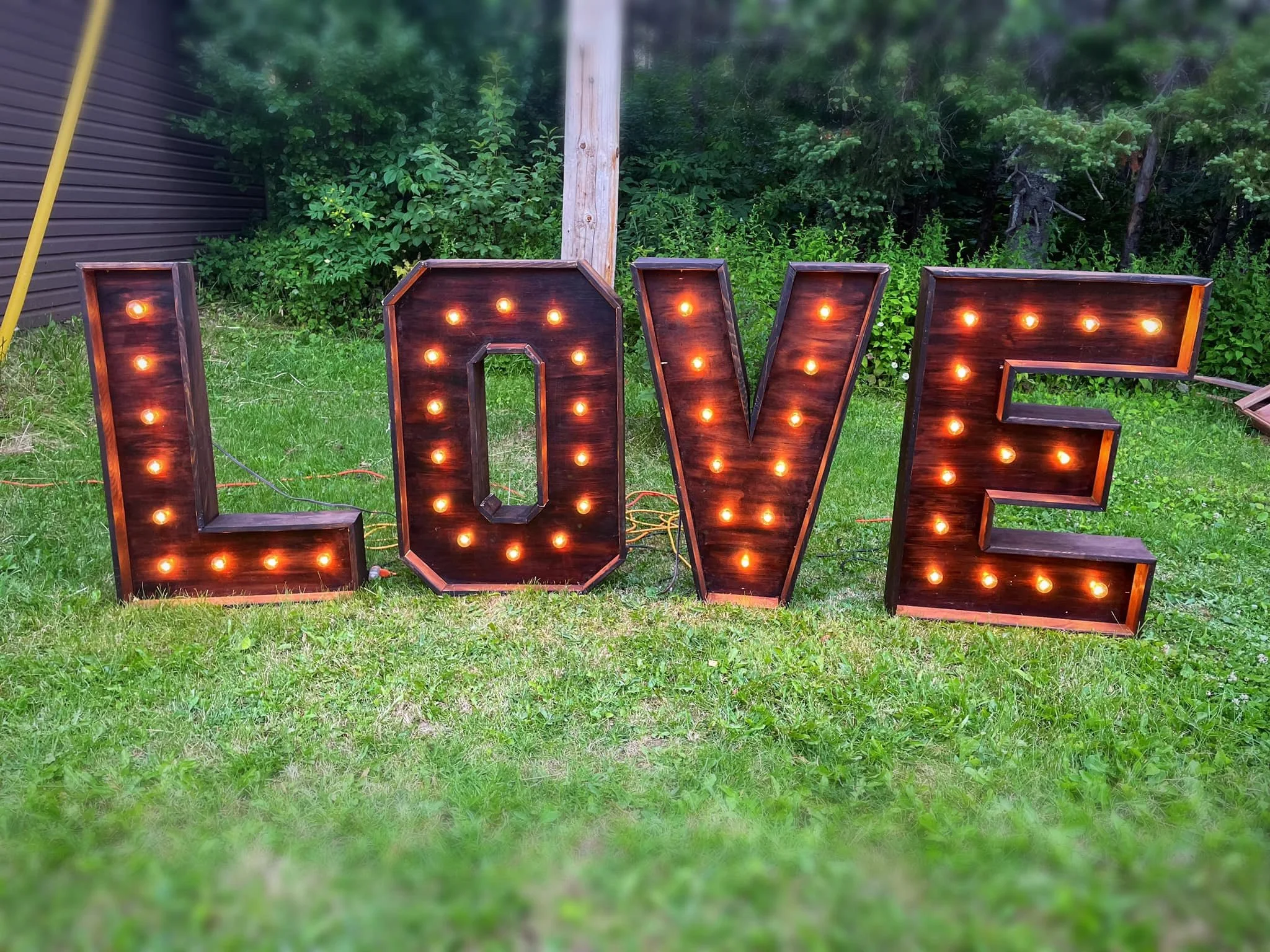 After a makeover, with a new wood border