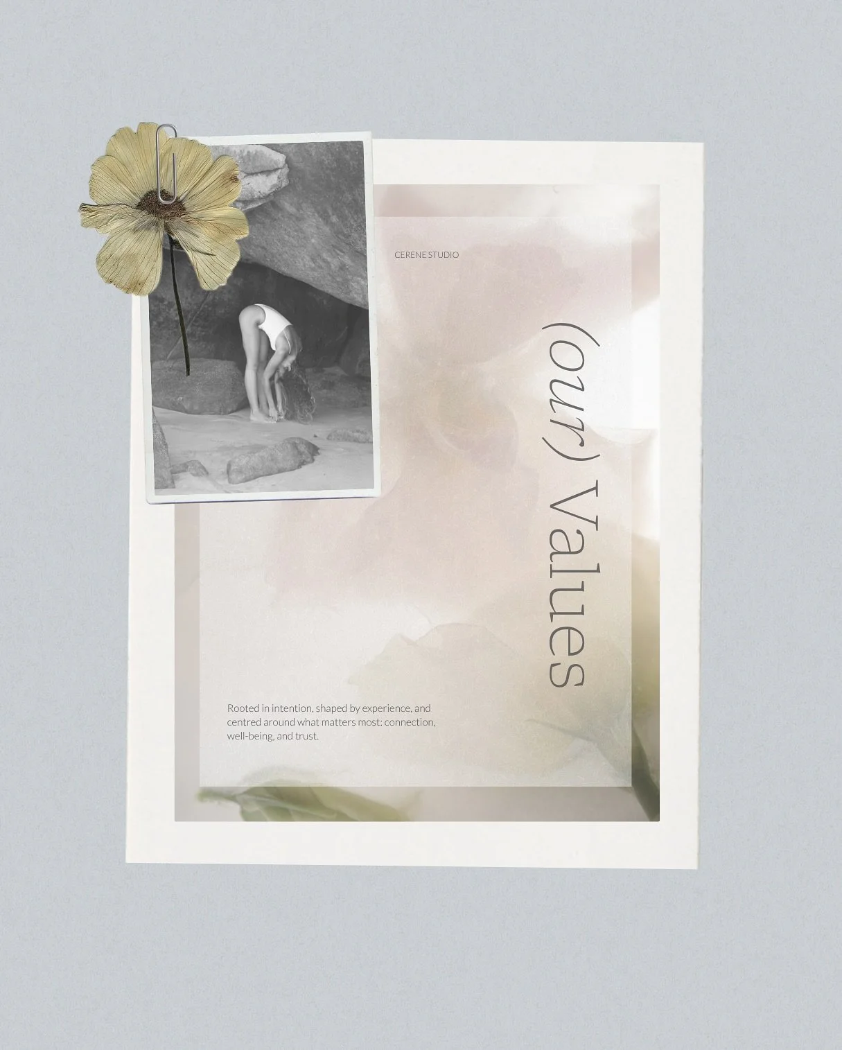These are the values we come back to &mdash; in our work, our process, and how we show up.

They shape the way we create, the way we connect, and the kind of work we want to be known for.

Rooted in intention, shaped by experience, and centred on con