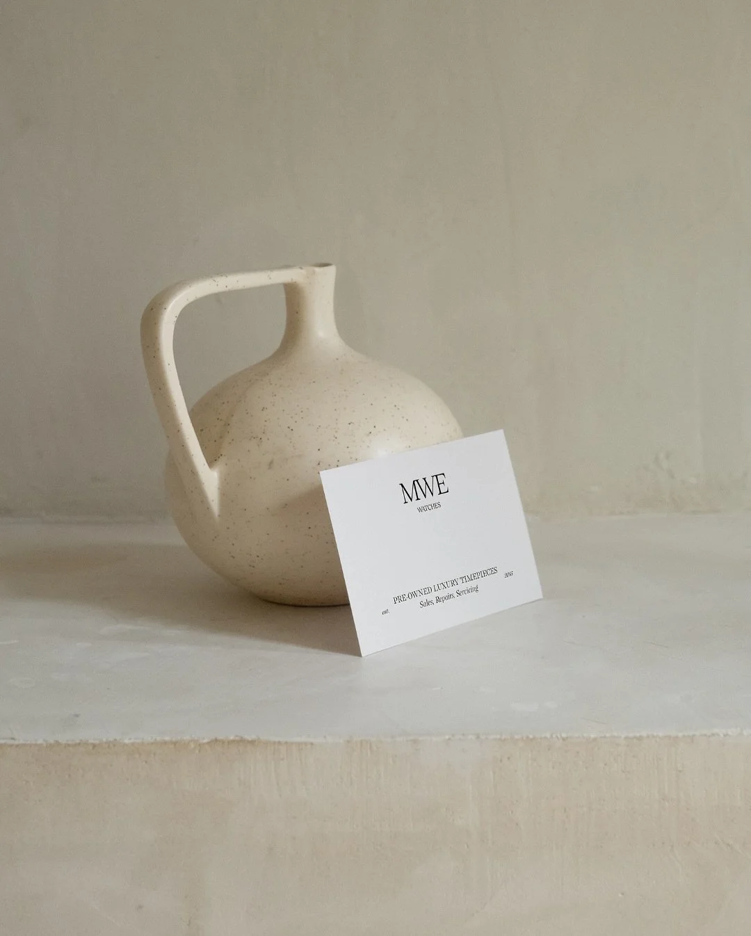 Sharing something a little different today 🤍

A family friend asked me to design some business cards for his luxury watch repair business and although I don&rsquo;t offer brand design as a service, I couldn&rsquo;t resist giving this one a go.

Bran