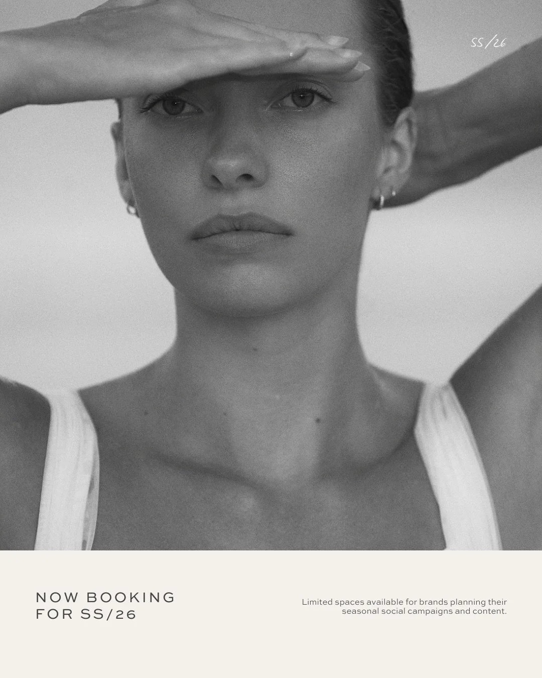 Limited availability for brands looking to begin working together this spring / summer.

Enquire to receive the service guide.✉️