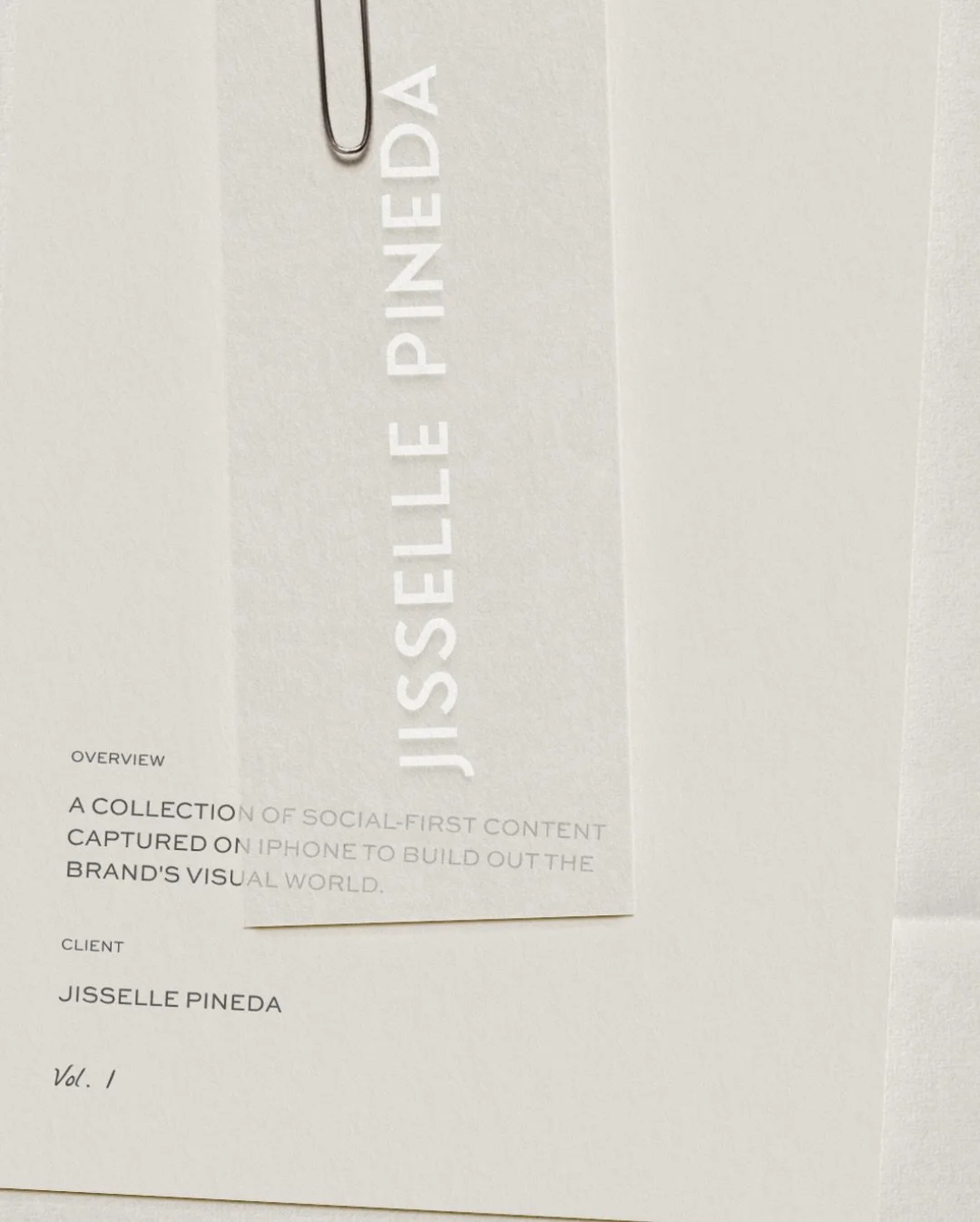 Content creation for @jisselle.pineda 

Alongside managing the brand's Instagram account, part of the direction was introducing more social-first content between campaign shoots.

The goal was to build out the brand's visual world with content that f
