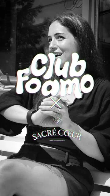 Club Foamo × Sacré Cœur café collaboration