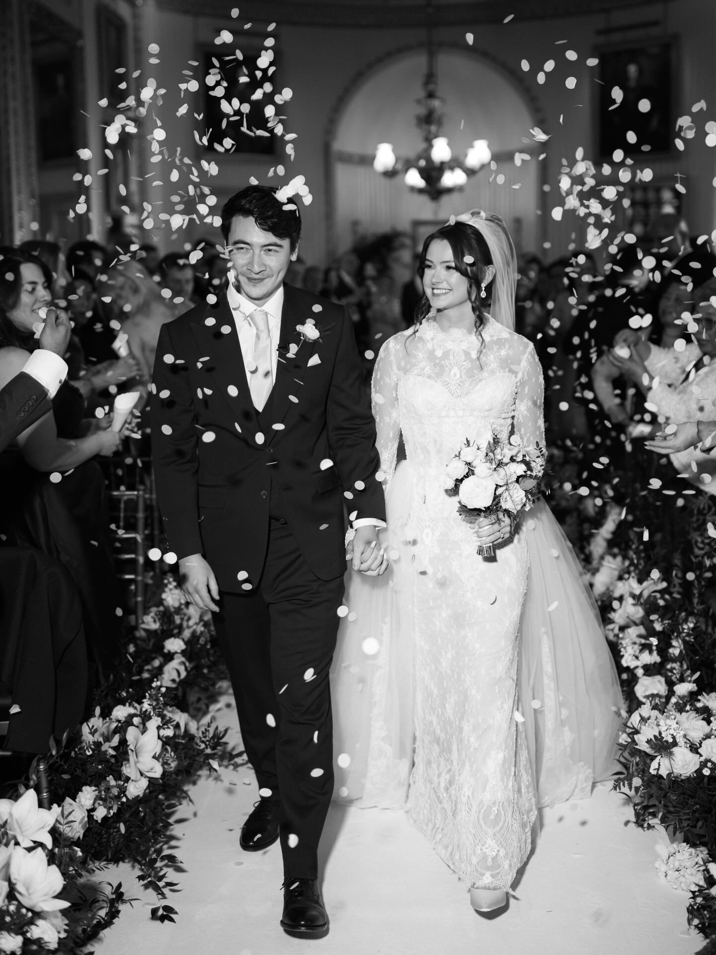 I love this shot of J&amp;N as they process out of their beautiful &amp; emotional wedding ceremony at Goodwood House just a few weeks ago - serene, joyful and carefree. 
.
It reminds me that luxury is not a price tag, it is peace of mind. The locati