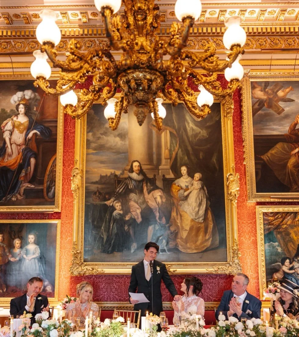 IMAGINE DINING AMONGST 300 YEARS OF HISTORY ... //
.
Imagine hosting your wedding breakfast beneath the gaze of Kings, Queens and generations of Dukes and Duchesses ...
.
Goodwood House has been the family seat of the Dukes of Richmond for more than 