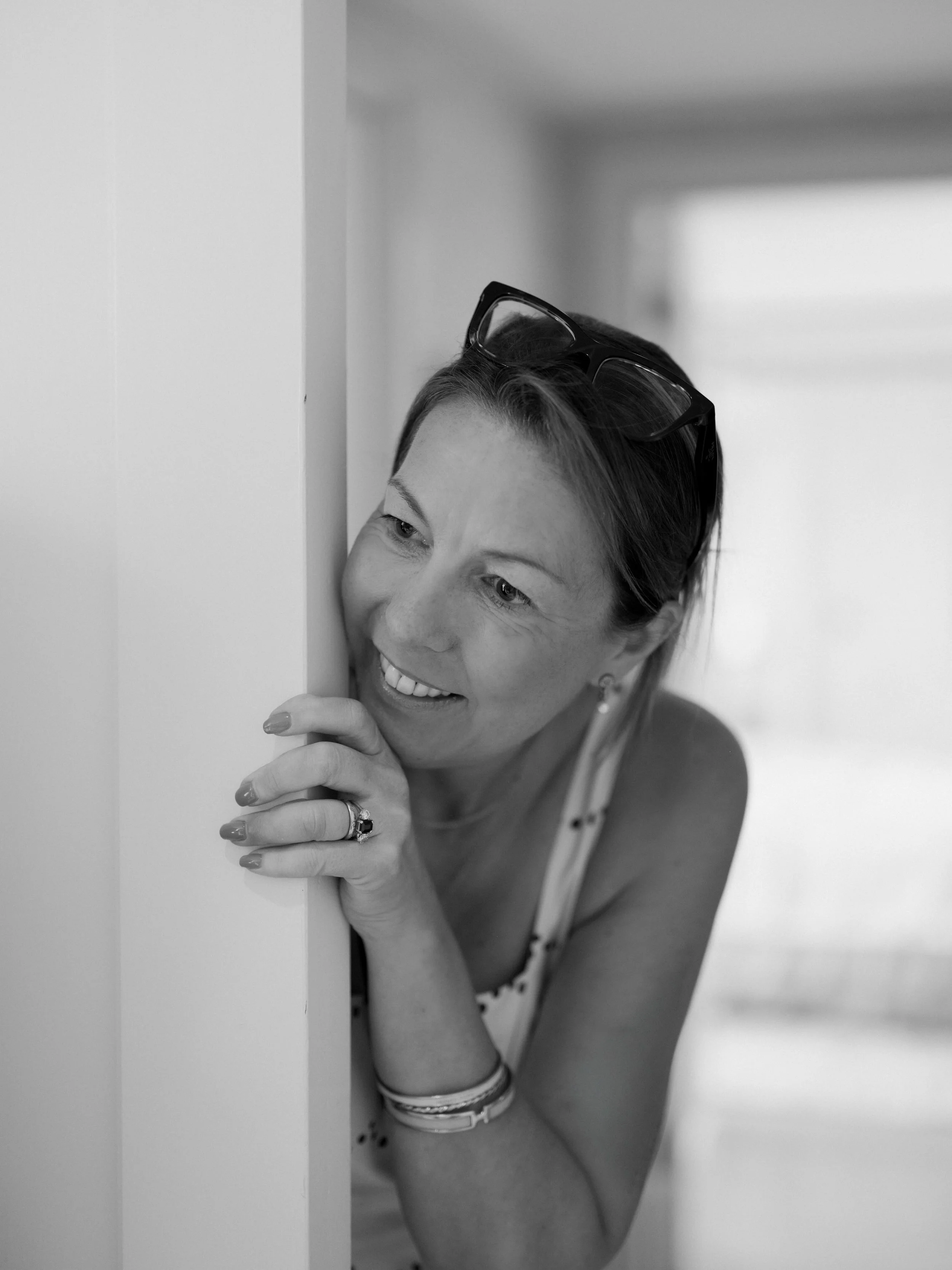 I had no idea this photograph was being taken, but when my lovely bride Abbey saw it in her gallery she sent it to me saying: &ldquo;I LOVE the picture of you sticking your head around the door, it totally captures you behind the scenes but always ch