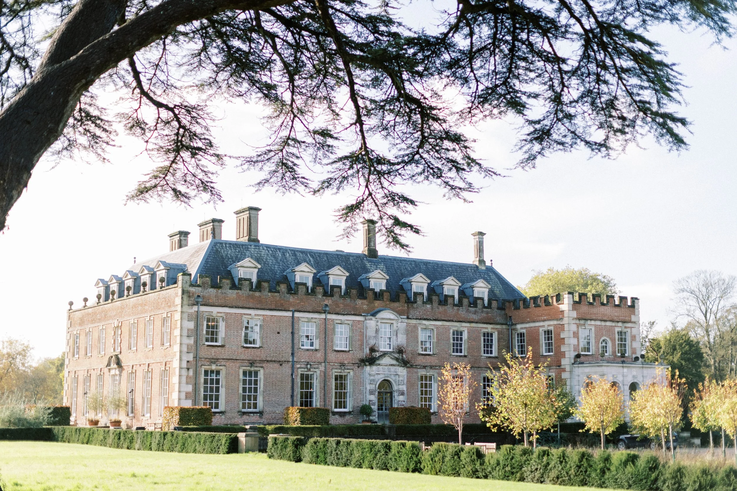 St Giles house wedding venue from the outside