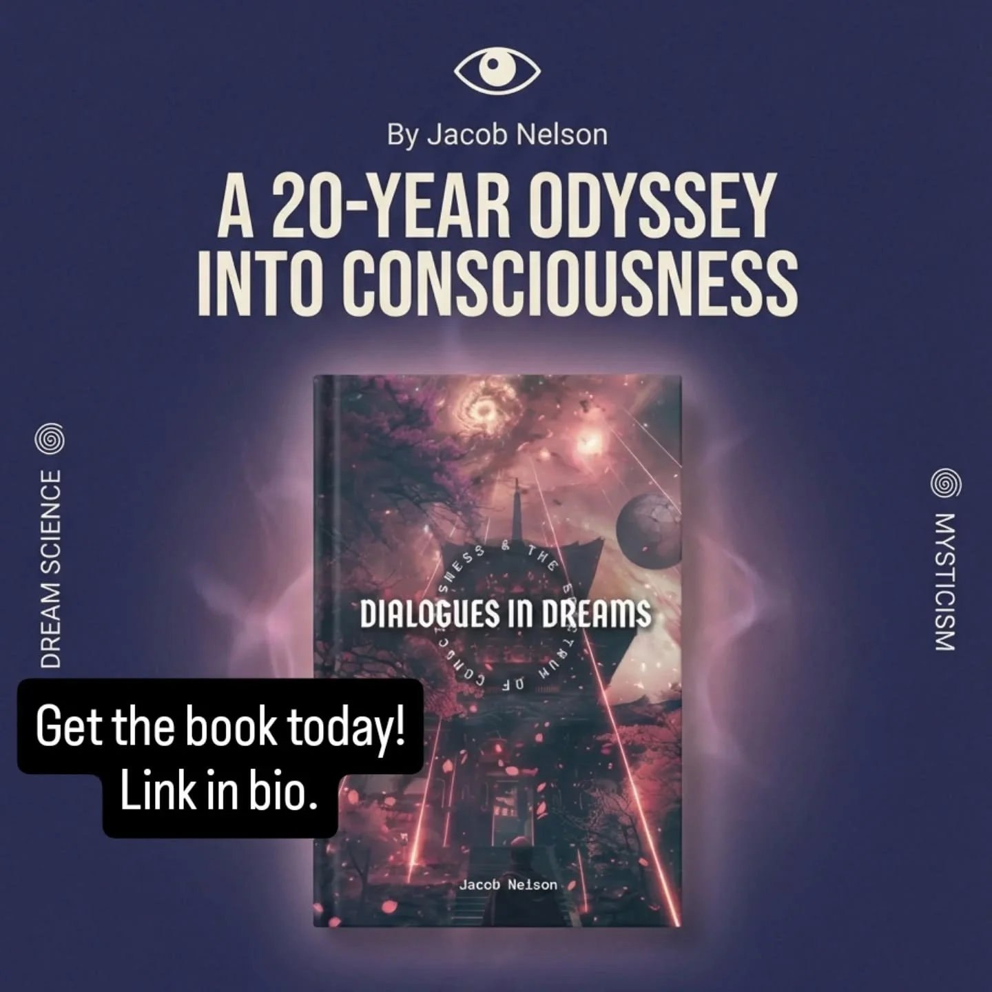 The book: https://a.co/d/0er6gdN9
Dialogues in Dreams and The Spectrum of Consciousness

Jacob Nelson&rsquo;s Dialogues in Dreams is a twenty-year odyssey through the lucid mind, fusing dream science with mysticism. He explores the "actor and di