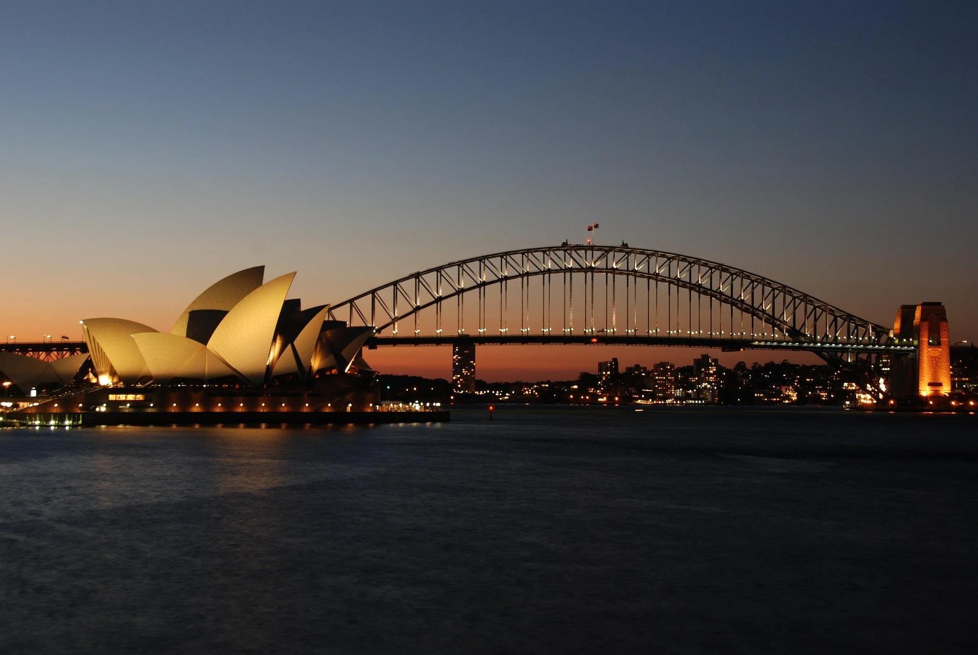 Sydney at night
